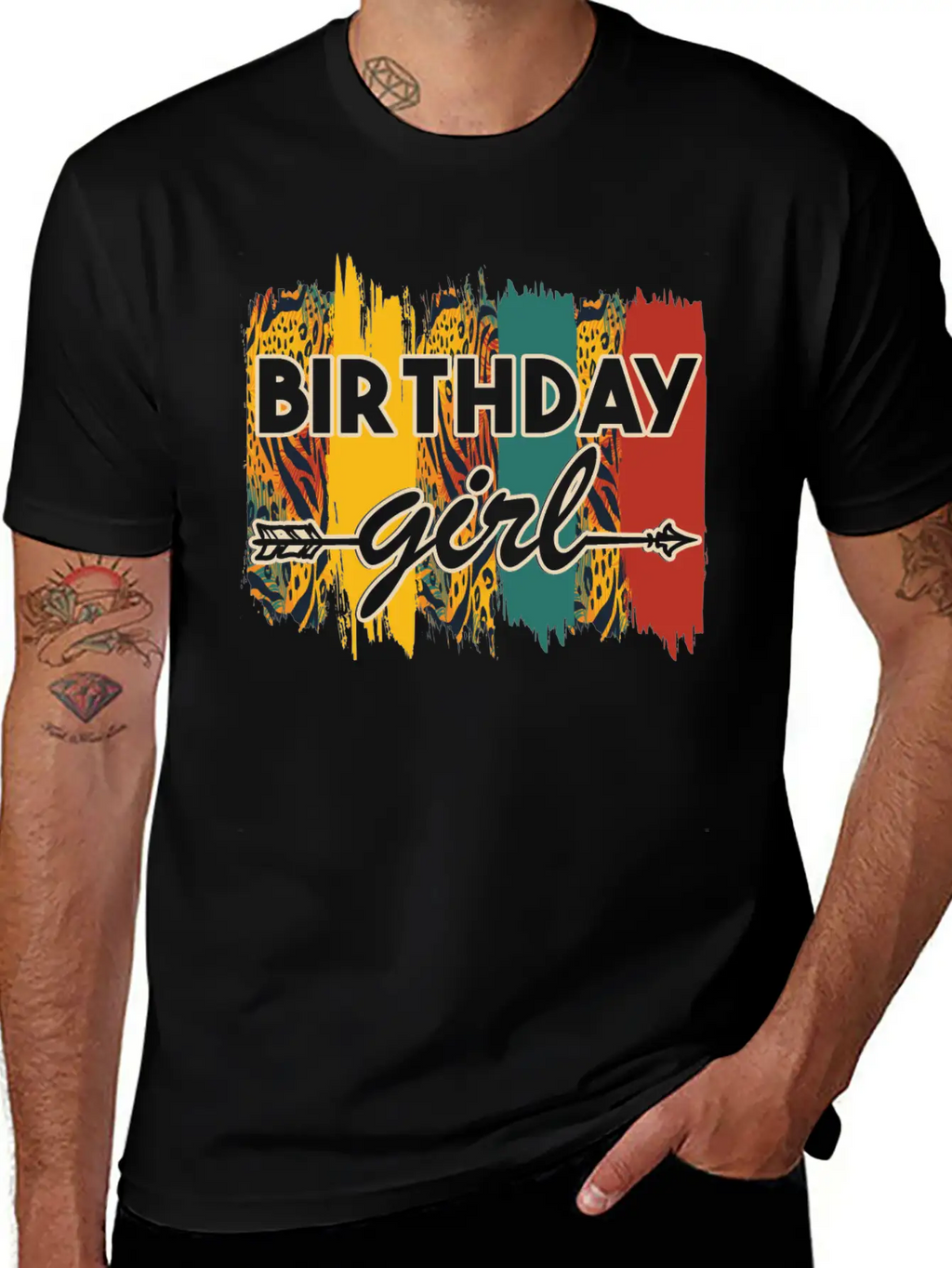 Colorful Birthday Girl Classic Cotton Tee – Unisex Comfort For Any Season