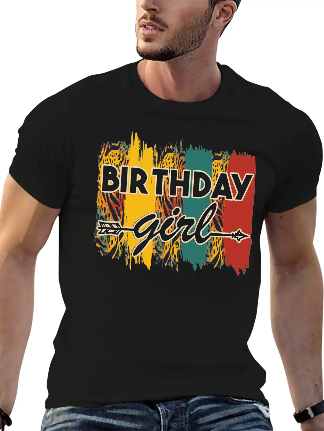 Colorful Birthday Girl Classic Cotton Tee – Unisex Comfort For Any Season