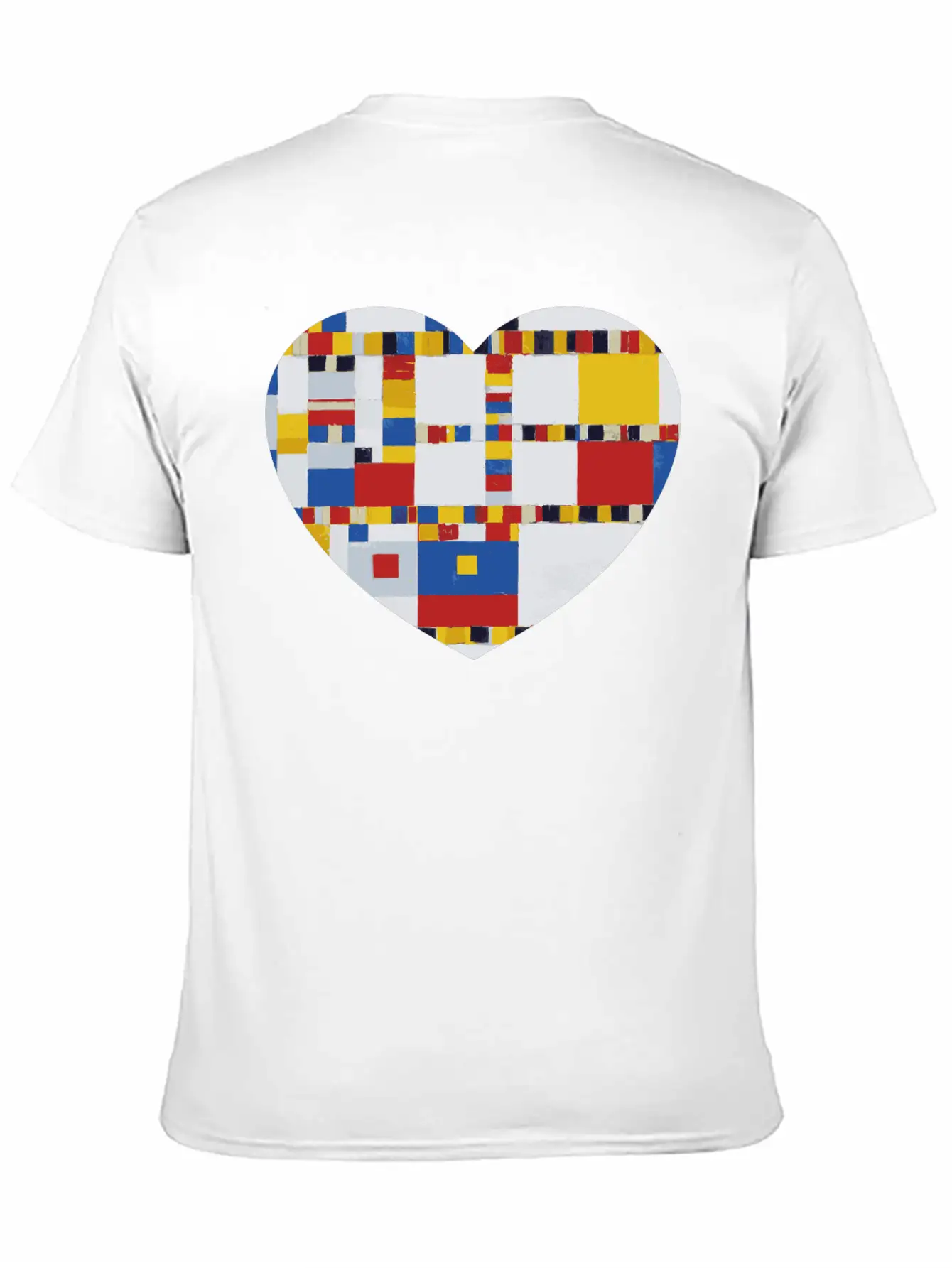 Colorful Mosaic Heart Art A Symphony Of Love Essential Cotton Tee For Daily Outfits – Unisex Style