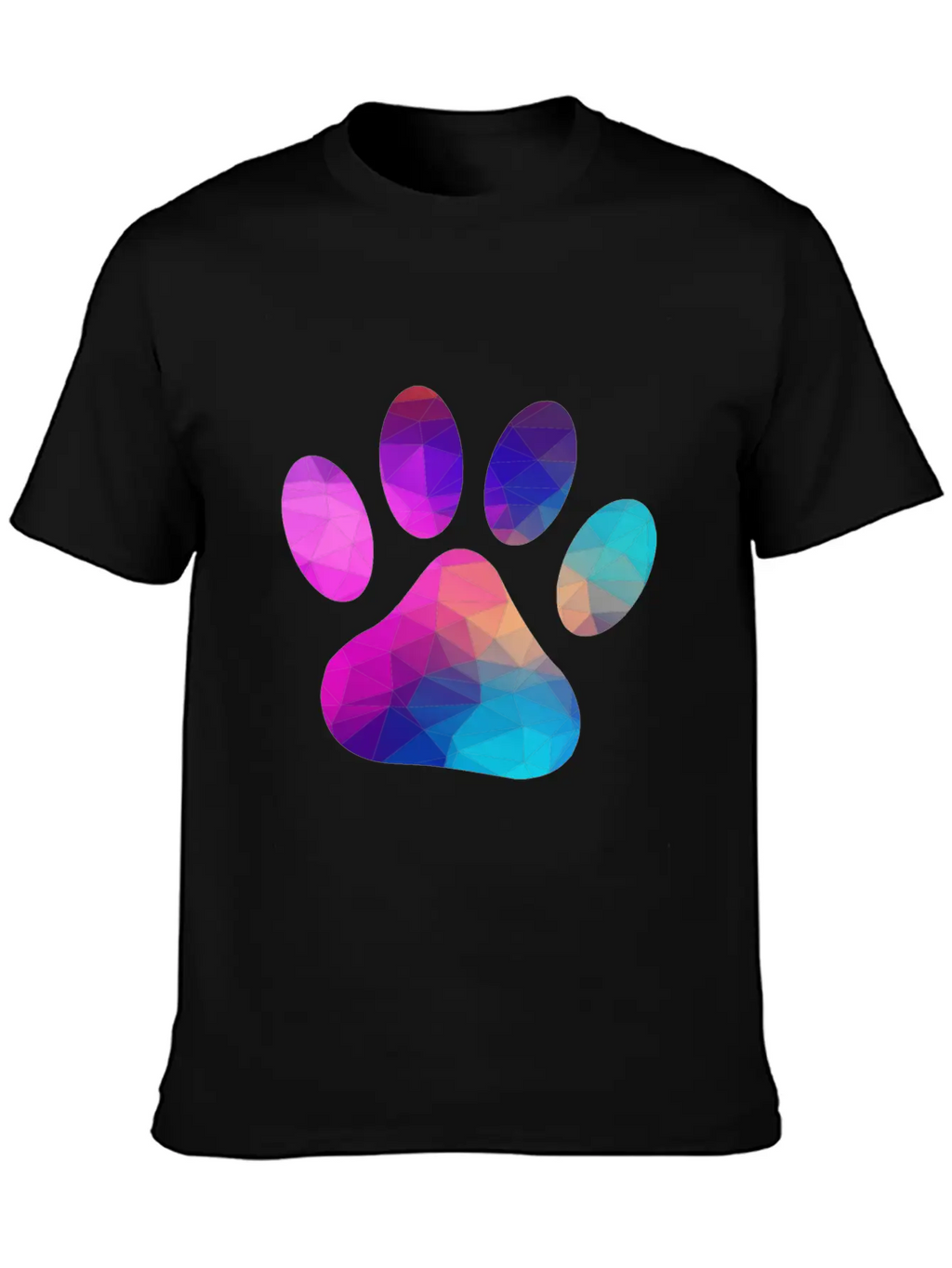 Colorful Paw Classic Cotton Tee – Unisex Comfort For Any Season