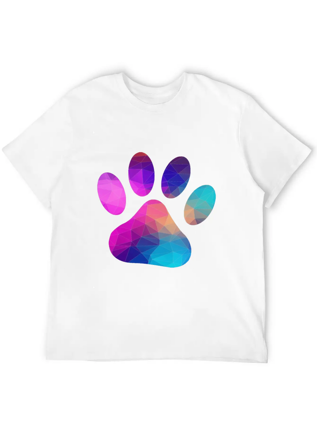 Colorful Paw Classic Cotton Tee – Unisex Comfort For Any Season