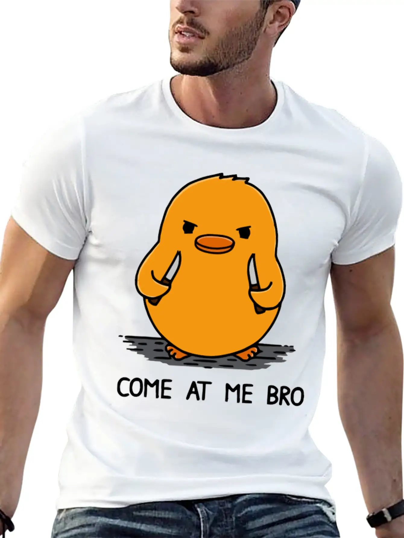 Come At Me Bro Stylish Everyday T-Shirt – Unisex Basic Cotton Tee