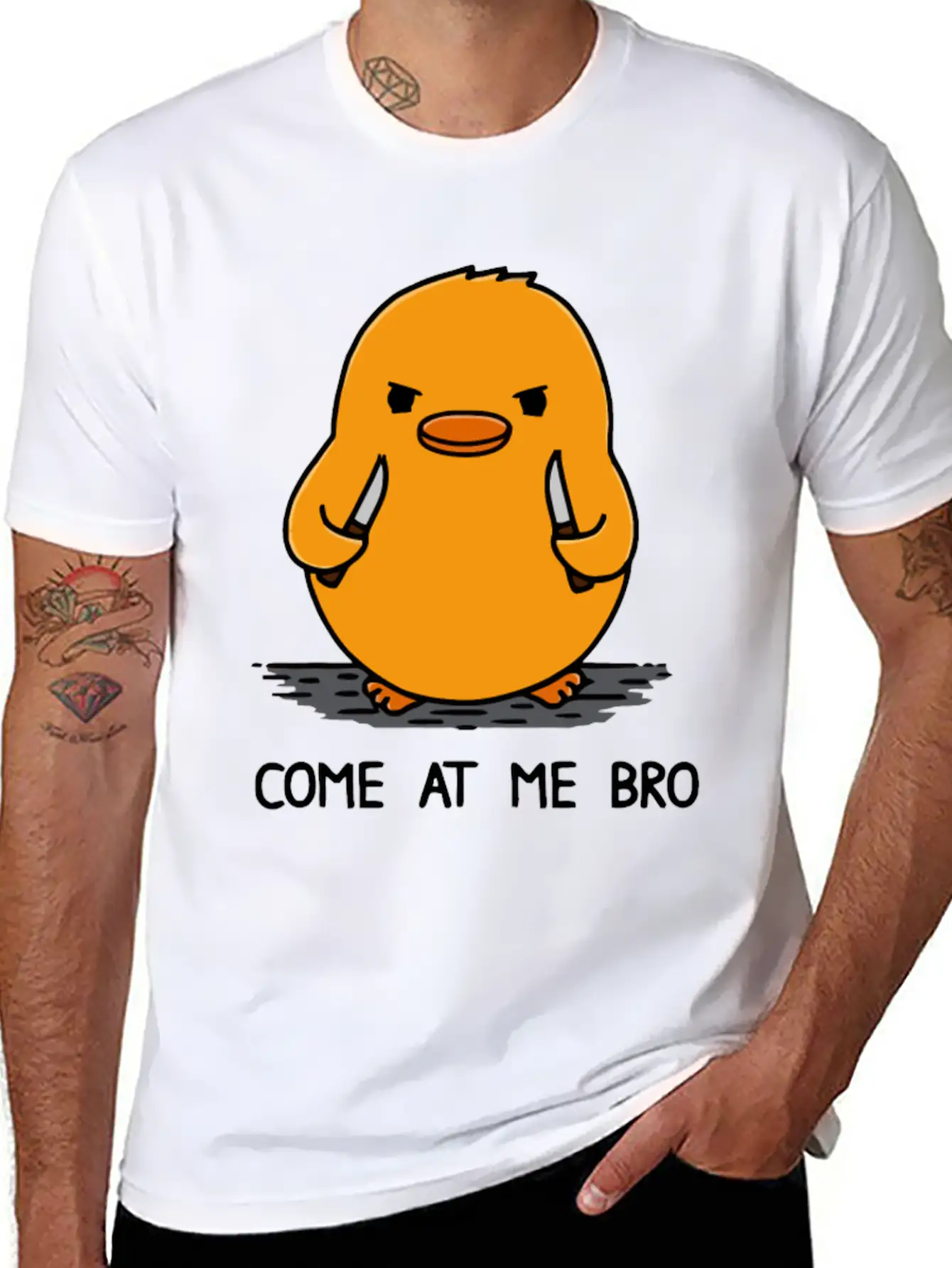 Come At Me Bro Stylish Everyday T-Shirt – Unisex Basic Cotton Tee