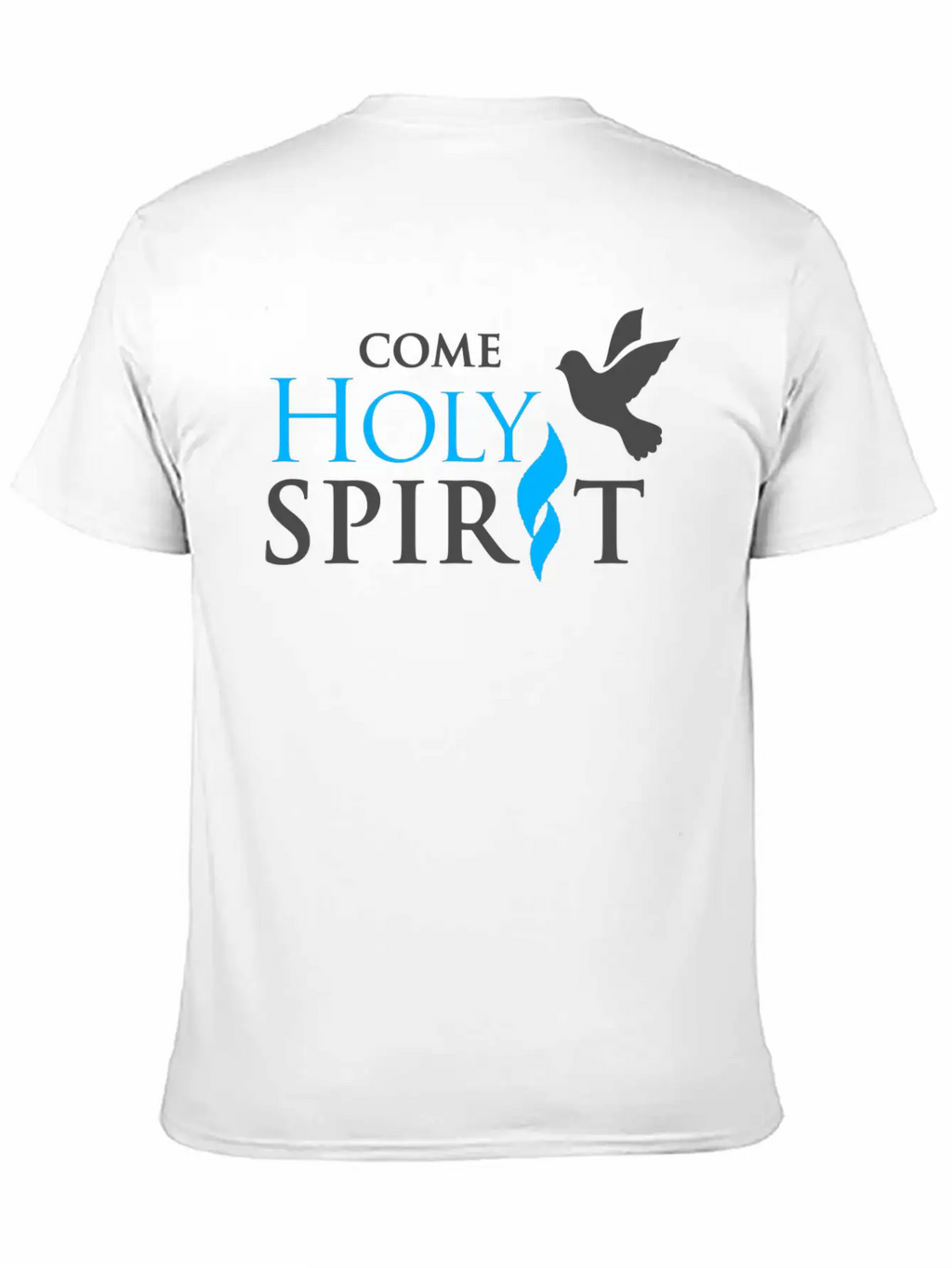 COME HOLY SPIRIT Unisex Casual T-Shirt – Clean Design For Daily Comfort