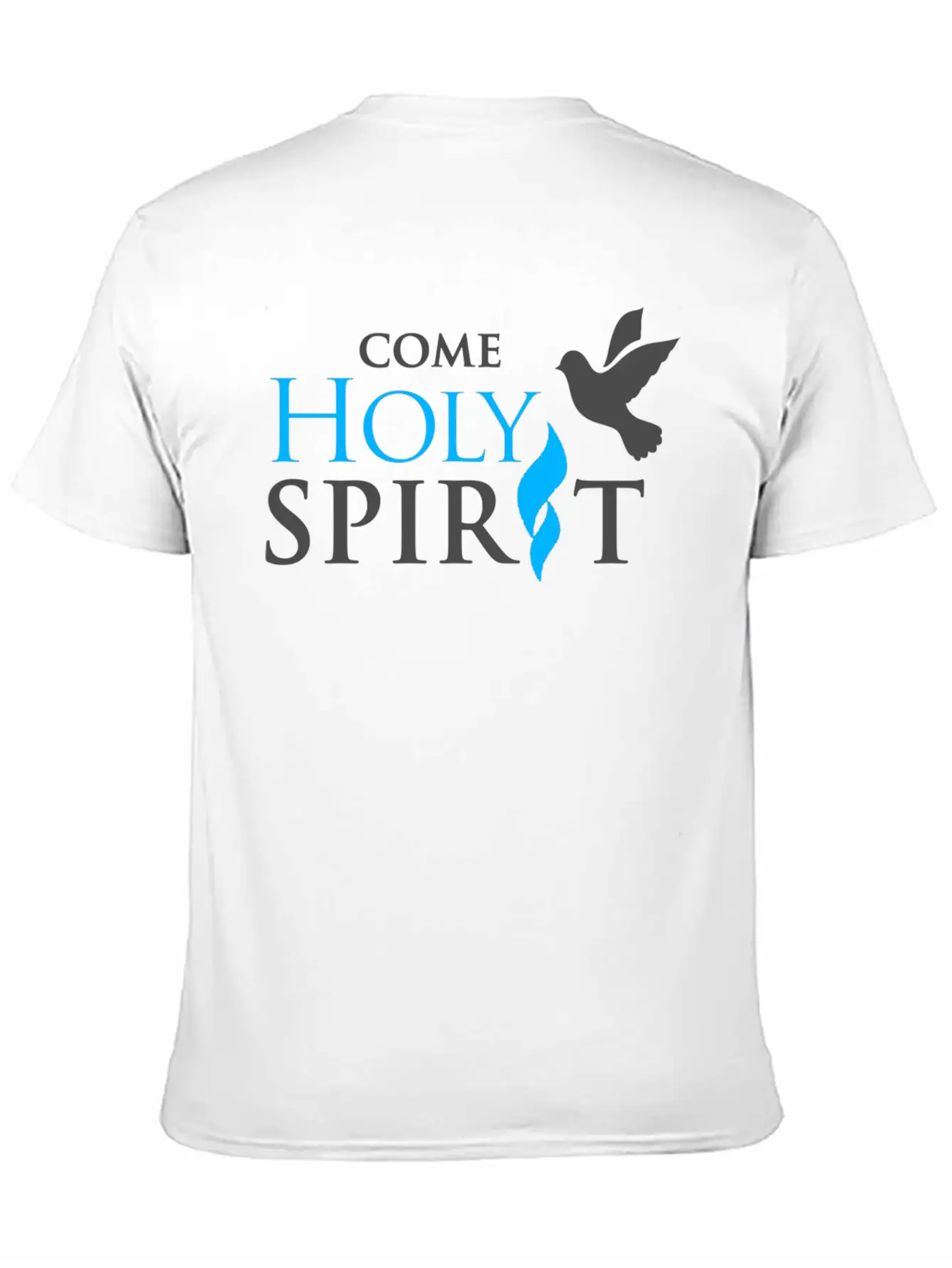 COME HOLY SPIRIT Unisex Casual T-Shirt – Clean Design For Daily Comfort