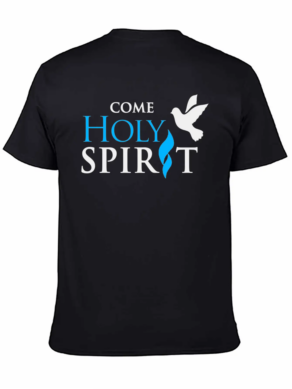 COME HOLY SPIRIT Unisex Casual T-Shirt – Clean Design For Daily Comfort