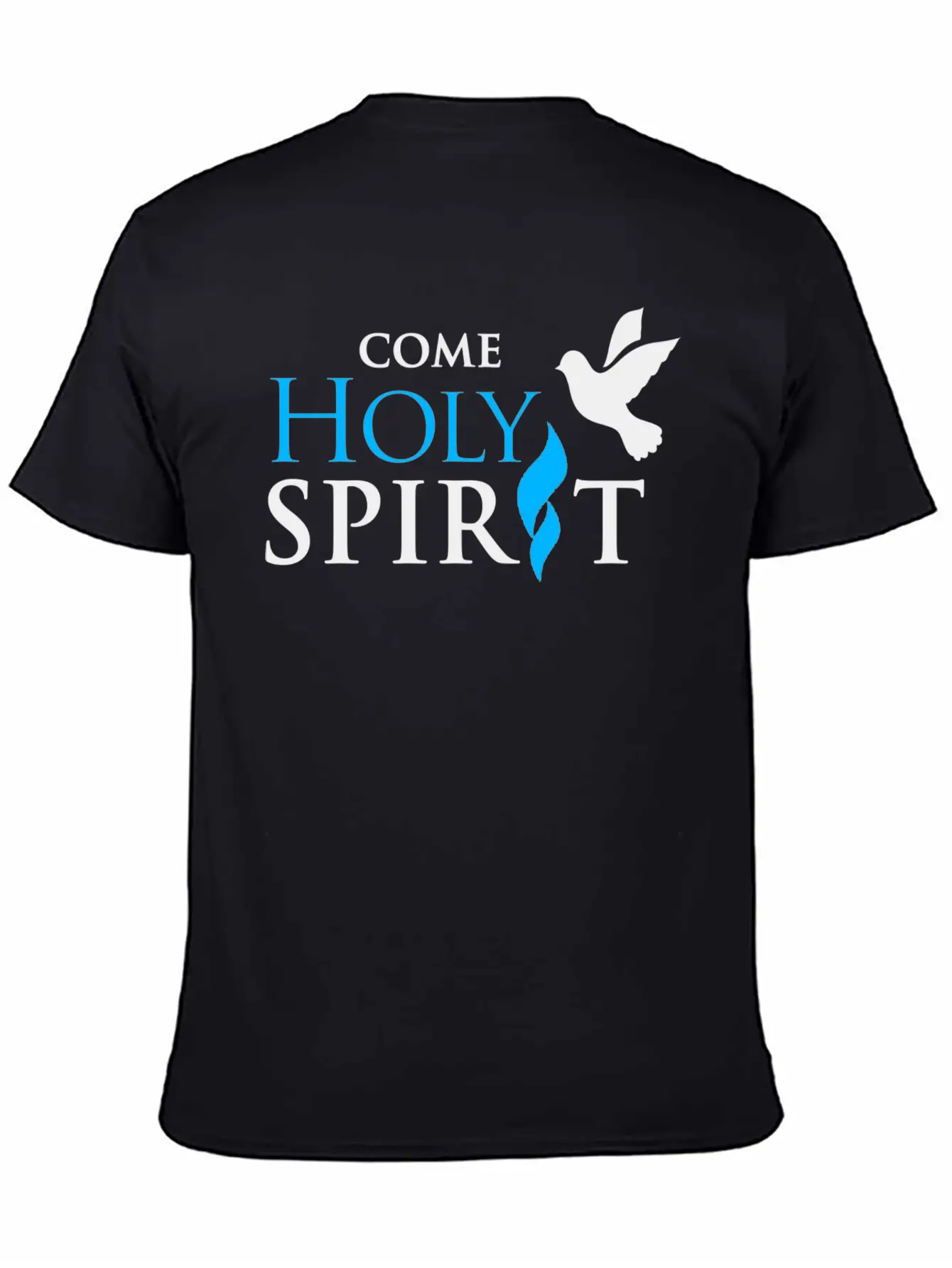 COME HOLY SPIRIT Unisex Casual T-Shirt – Clean Design For Daily Comfort