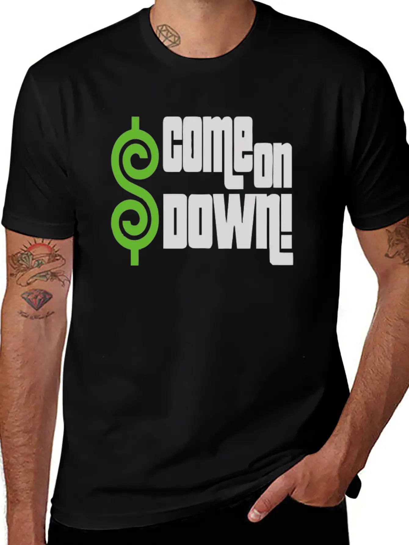 Come ON DOWN Unisex Casual T-Shirt – Clean Design For Daily Comfort