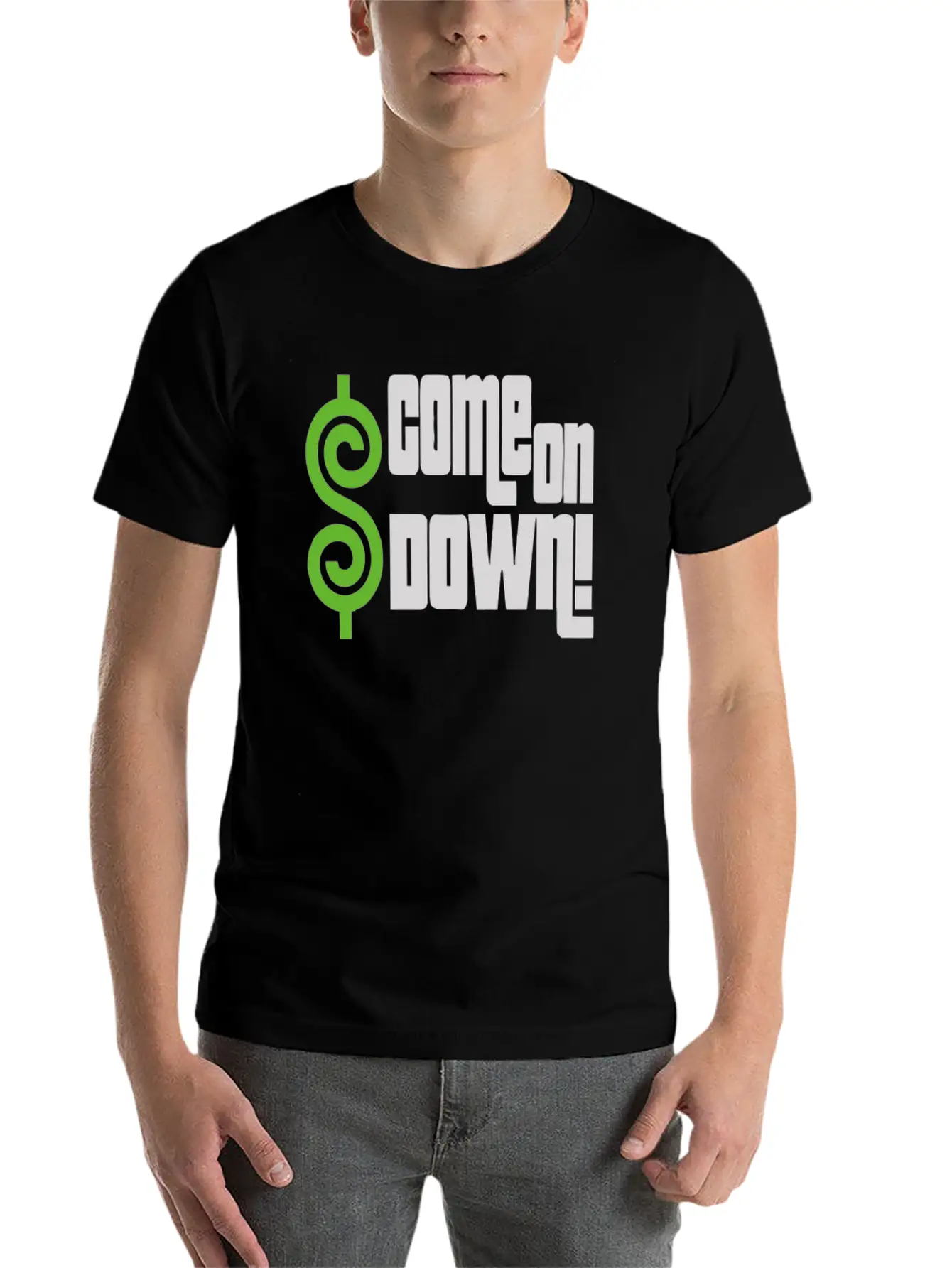 Come ON DOWN Unisex Casual T-Shirt – Clean Design For Daily Comfort