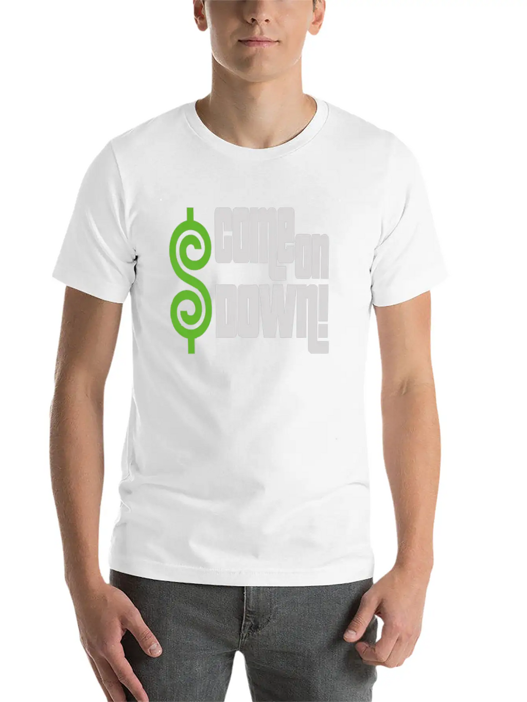 Come ON DOWN Unisex Casual T-Shirt – Clean Design For Daily Comfort