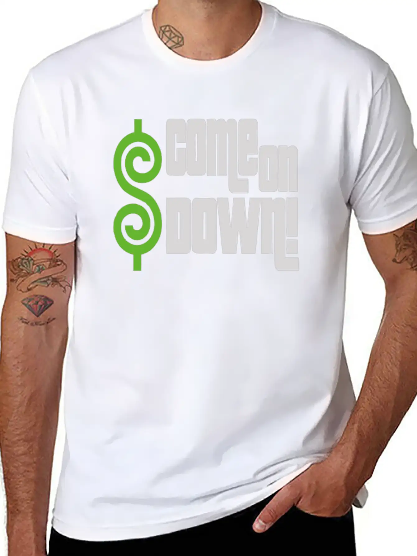 Come ON DOWN Unisex Casual T-Shirt – Clean Design For Daily Comfort