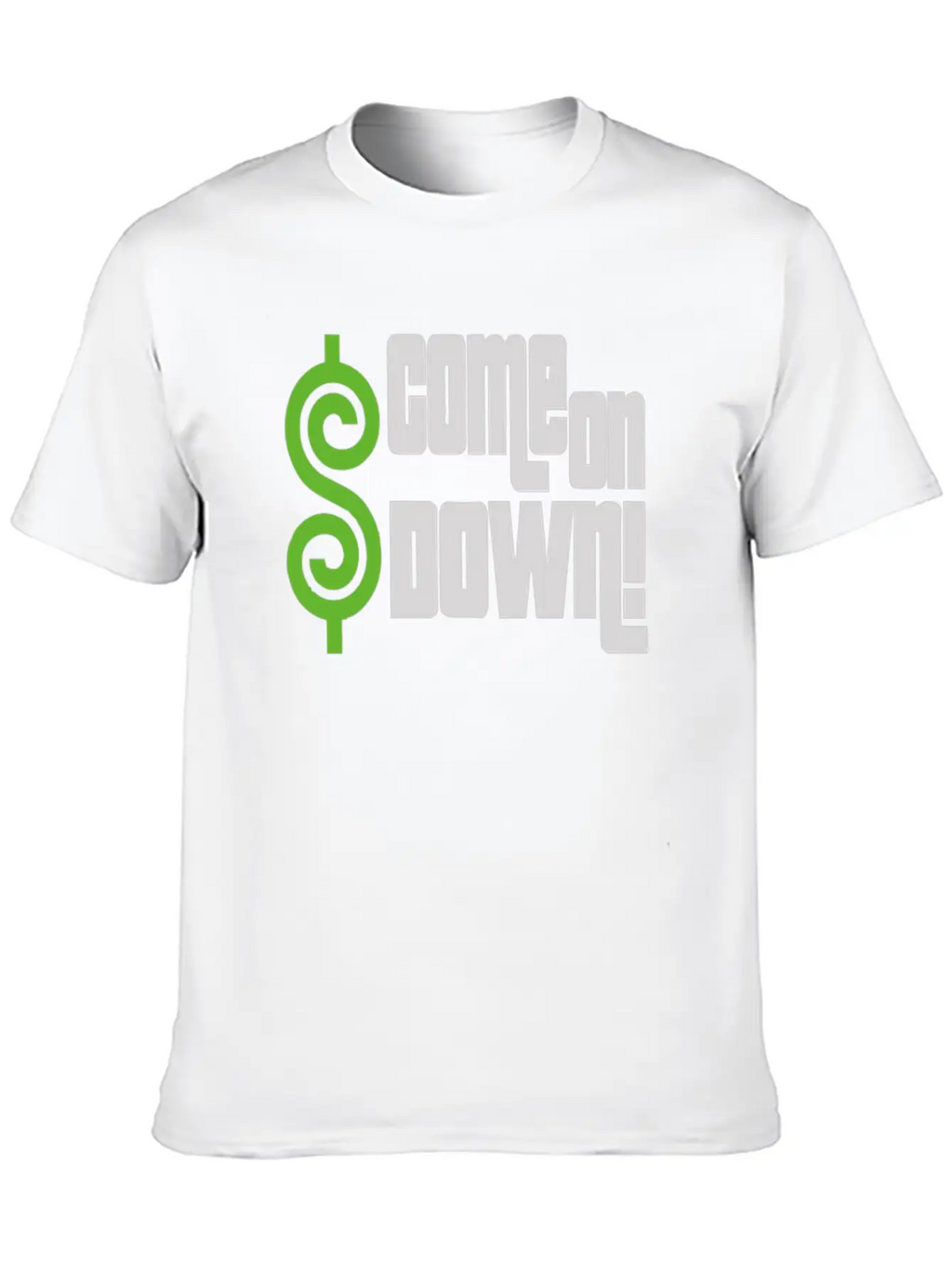 Come ON DOWN Unisex Casual T-Shirt – Clean Design For Daily Comfort