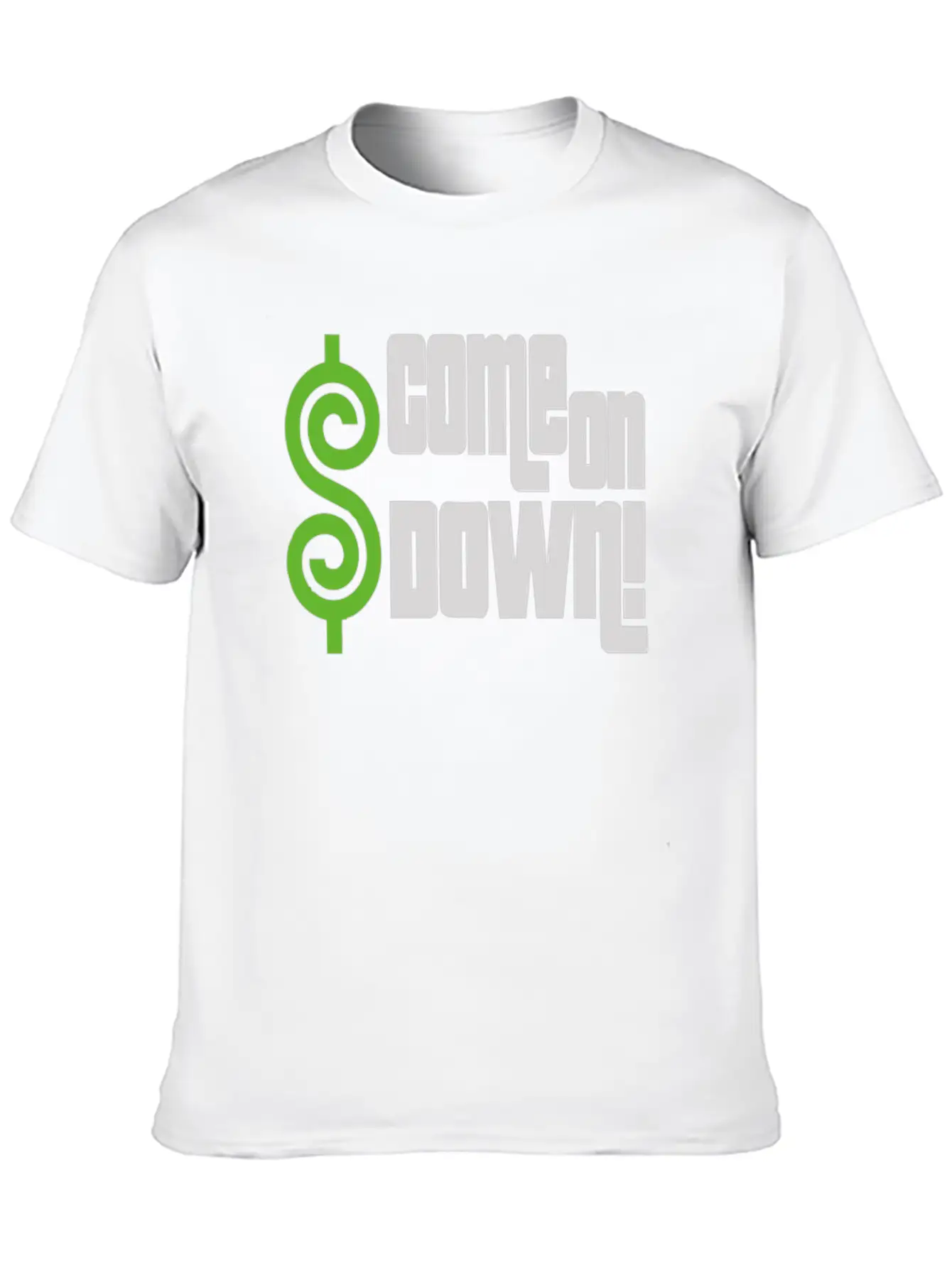 Come ON DOWN Unisex Casual T-Shirt – Clean Design For Daily Comfort