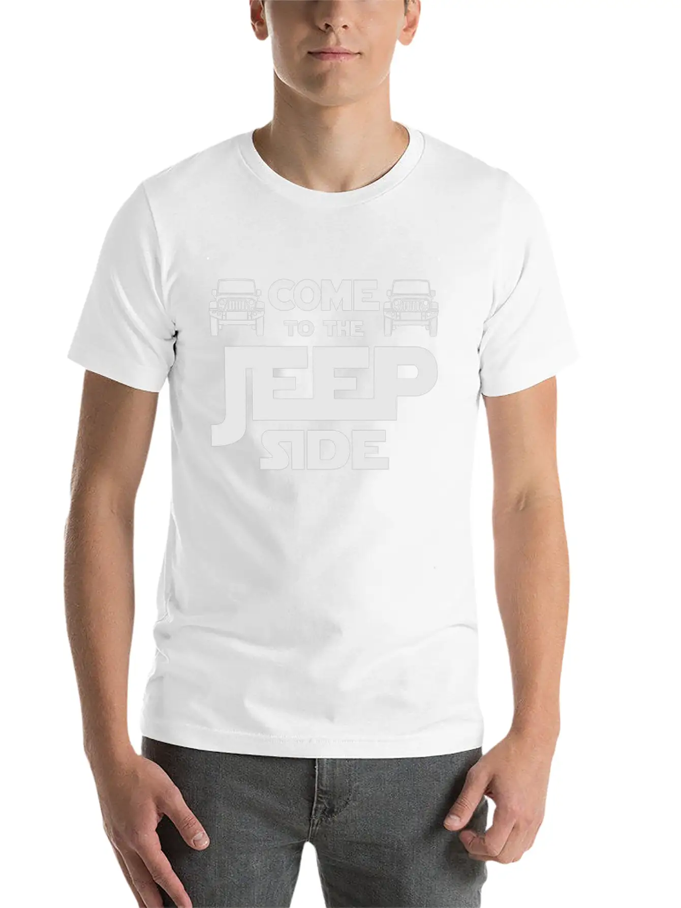 Come To The Jeep Side Basic Graphic T-Shirt – Daily Comfort In Soft Cotton
