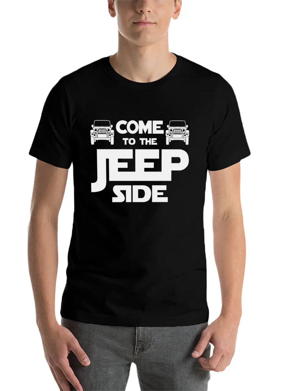 Come To The Jeep Side Basic Graphic T-Shirt – Daily Comfort In Soft Cotton