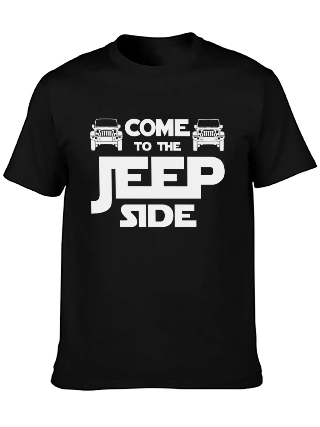 Come To The Jeep Side Basic Graphic T-Shirt – Daily Comfort In Soft Cotton