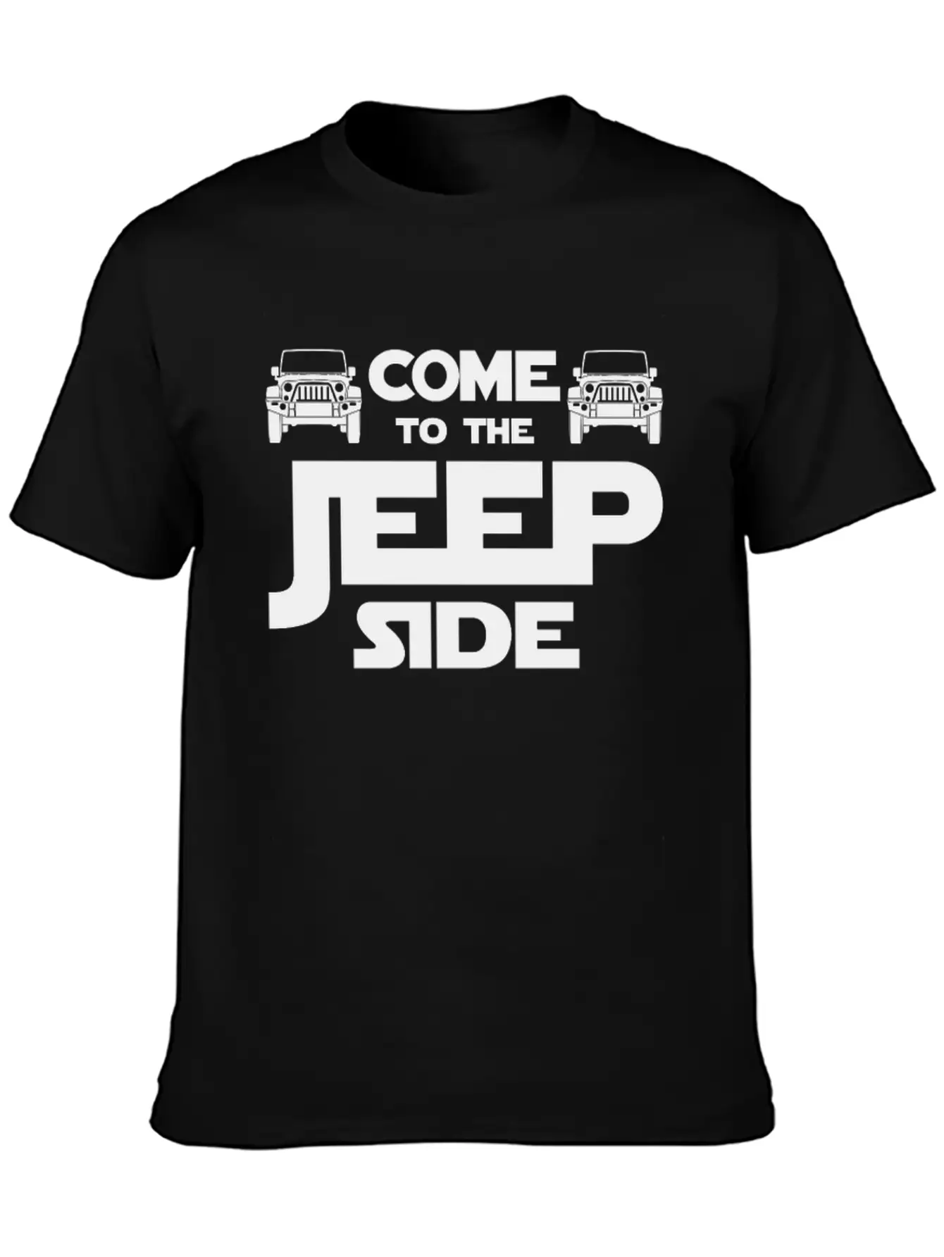 Come To The Jeep Side Basic Graphic T-Shirt – Daily Comfort In Soft Cotton