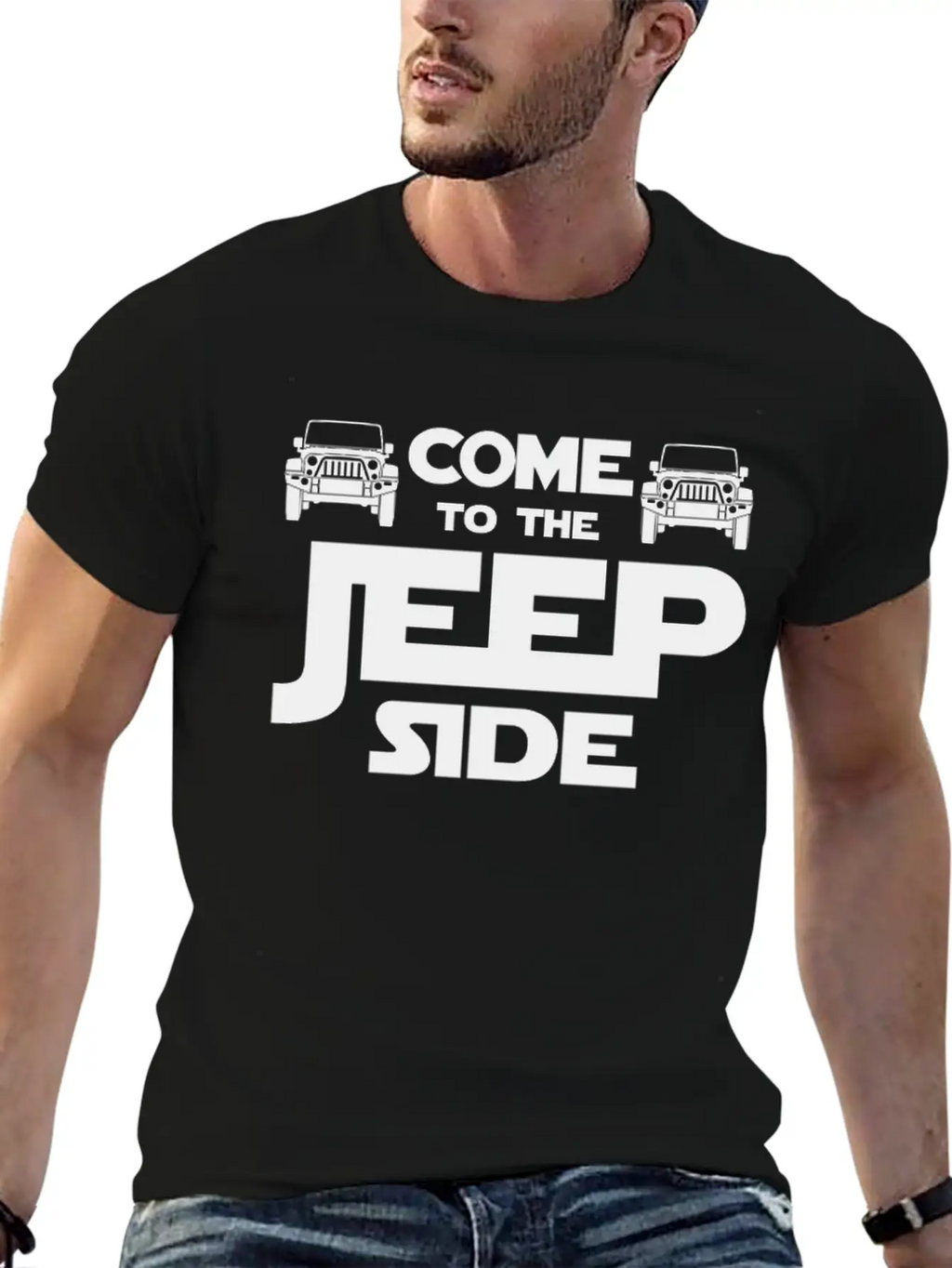 Come To The Jeep Side Basic Graphic T-Shirt – Daily Comfort In Soft Cotton
