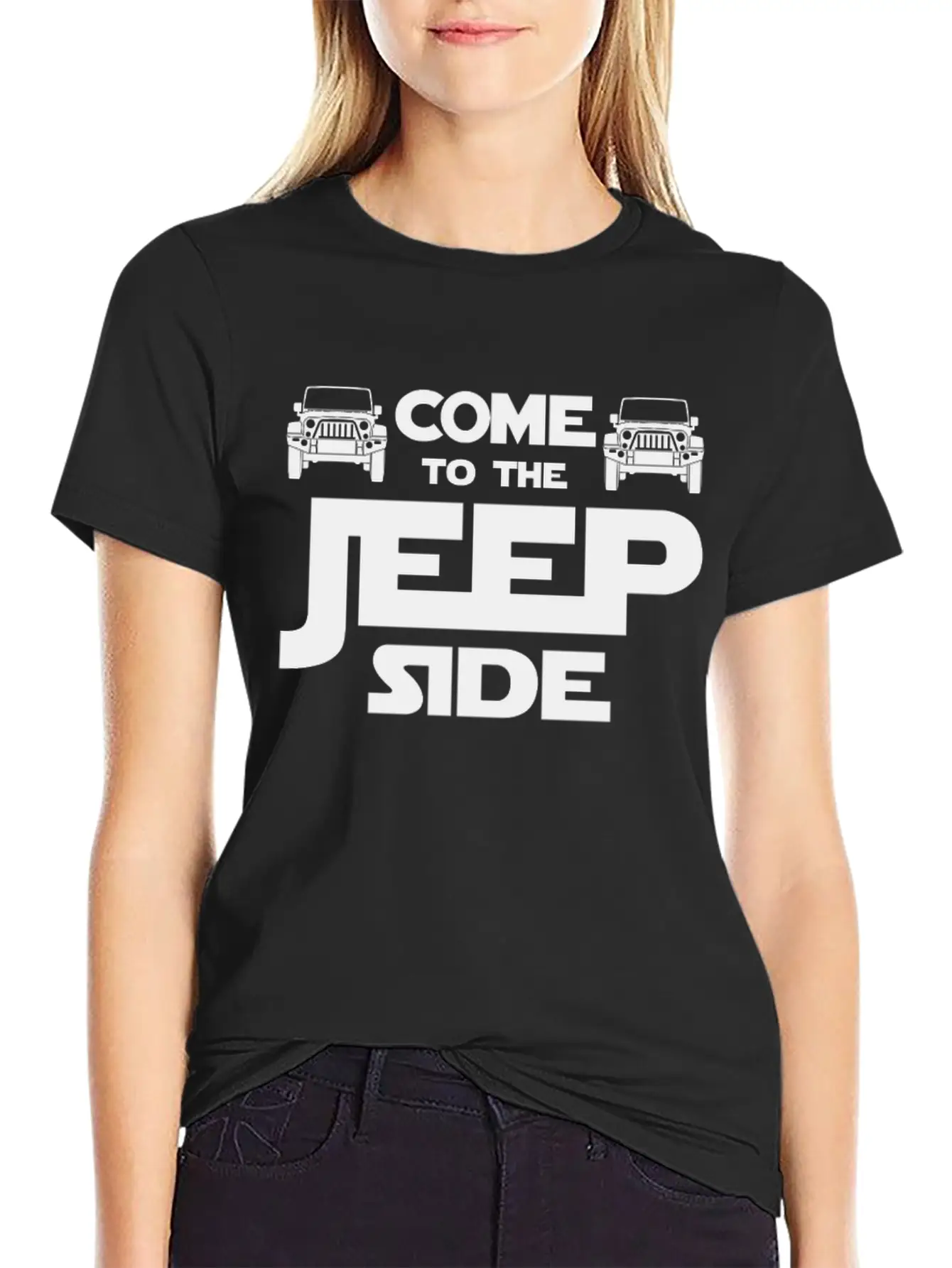 Come To The Jeep Side Basic Graphic T-Shirt – Daily Comfort In Soft Cotton