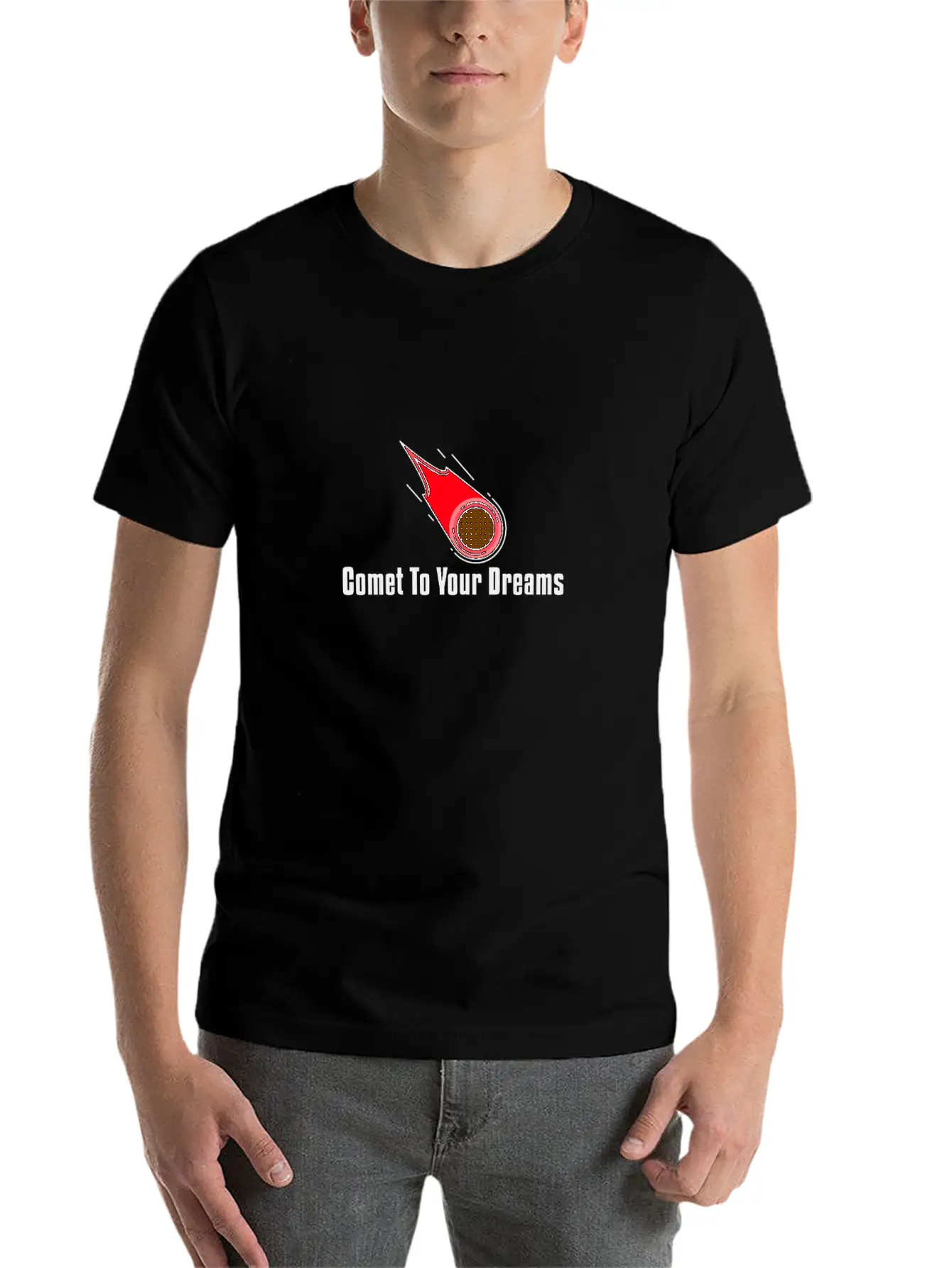 Comet To Your Dreams Unisex Casual T-Shirt – Clean Design For Daily Comfort