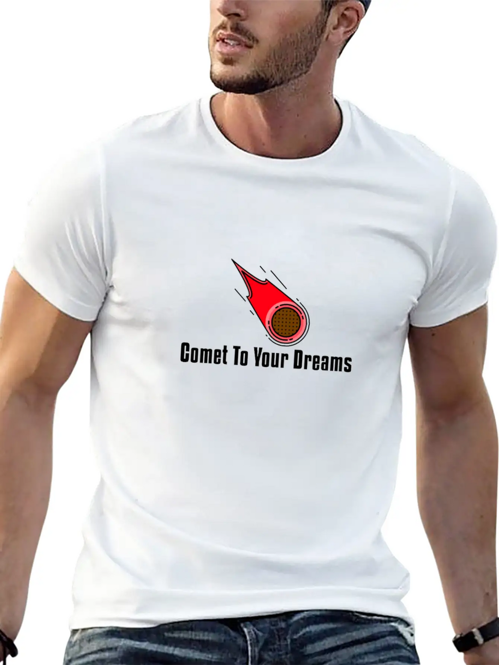 Comet To Your Dreams Unisex Casual T-Shirt – Clean Design For Daily Comfort