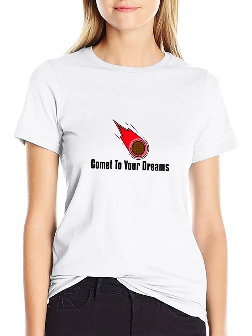Comet To Your Dreams Unisex Casual T-Shirt – Clean Design For Daily Comfort