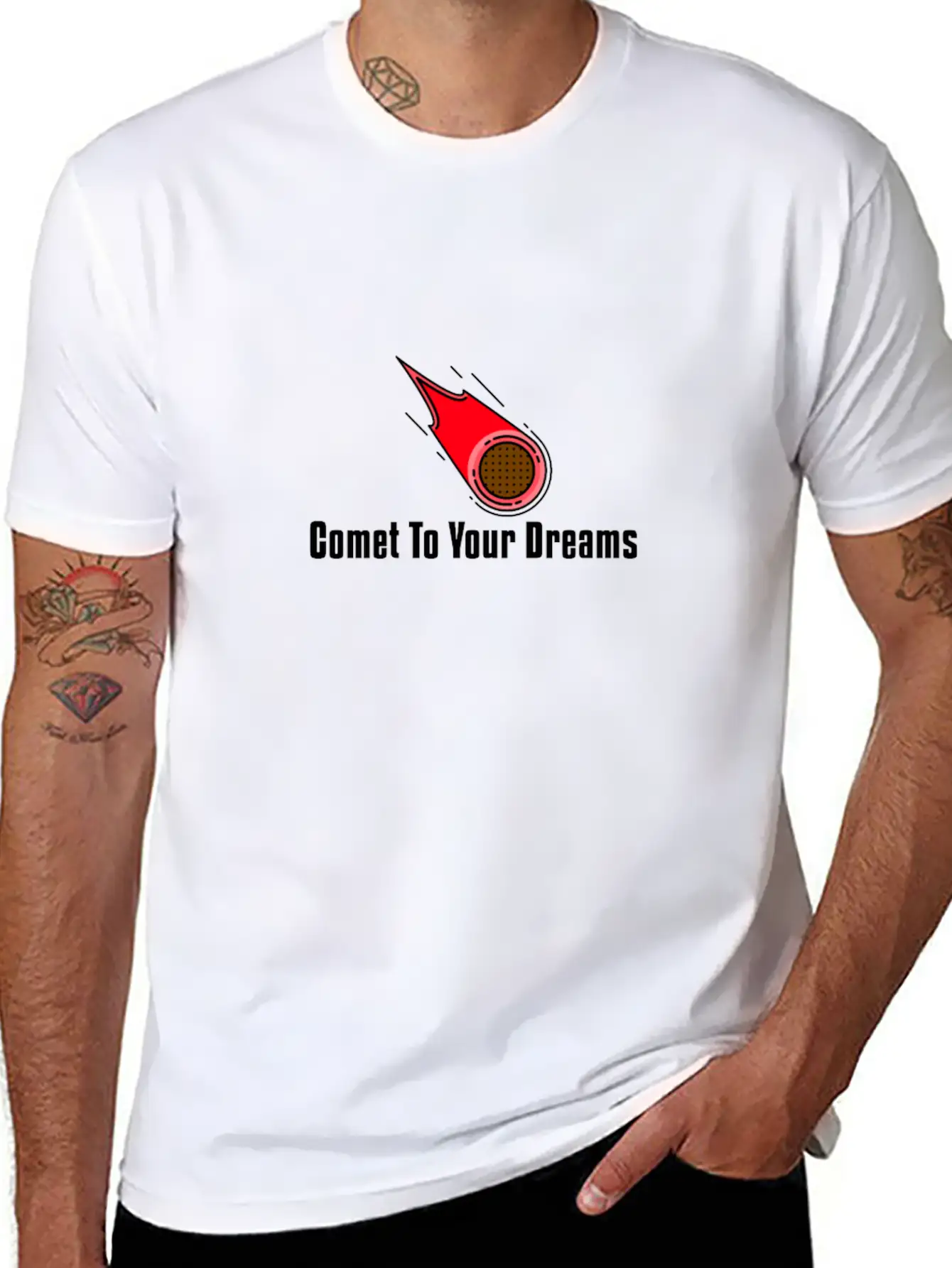 Comet To Your Dreams Unisex Casual T-Shirt – Clean Design For Daily Comfort