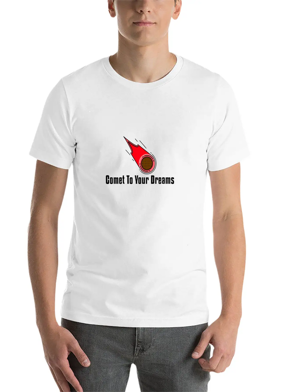 Comet To Your Dreams Unisex Casual T-Shirt – Clean Design For Daily Comfort
