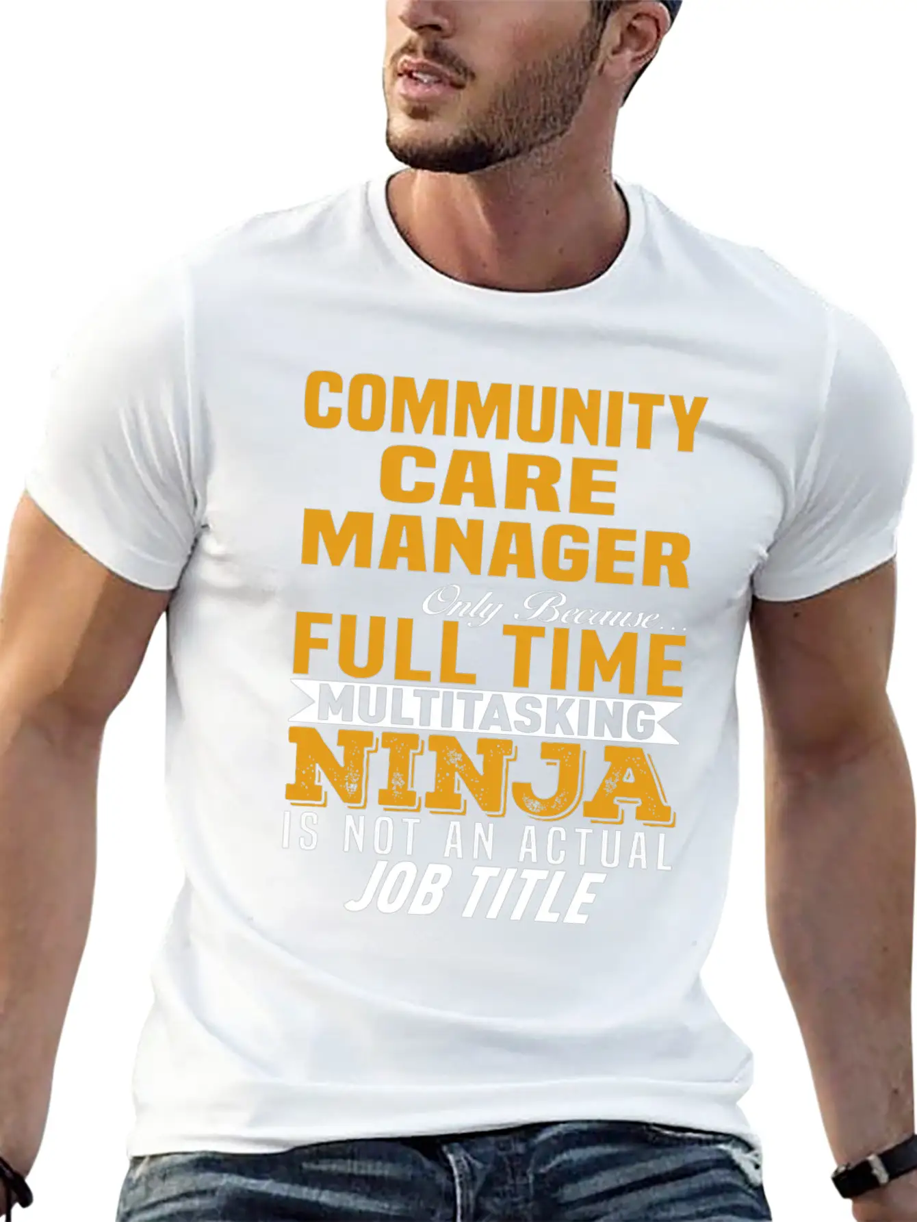 Community Care Manager Unisex Casual T-Shirt – Clean Design For Daily Comfort