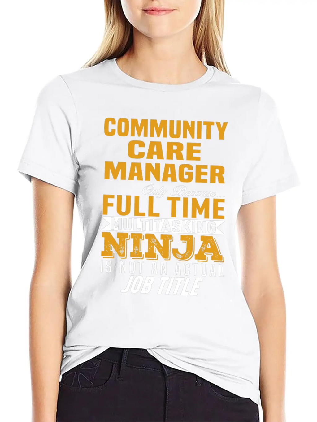 Community Care Manager Unisex Casual T-Shirt – Clean Design For Daily Comfort