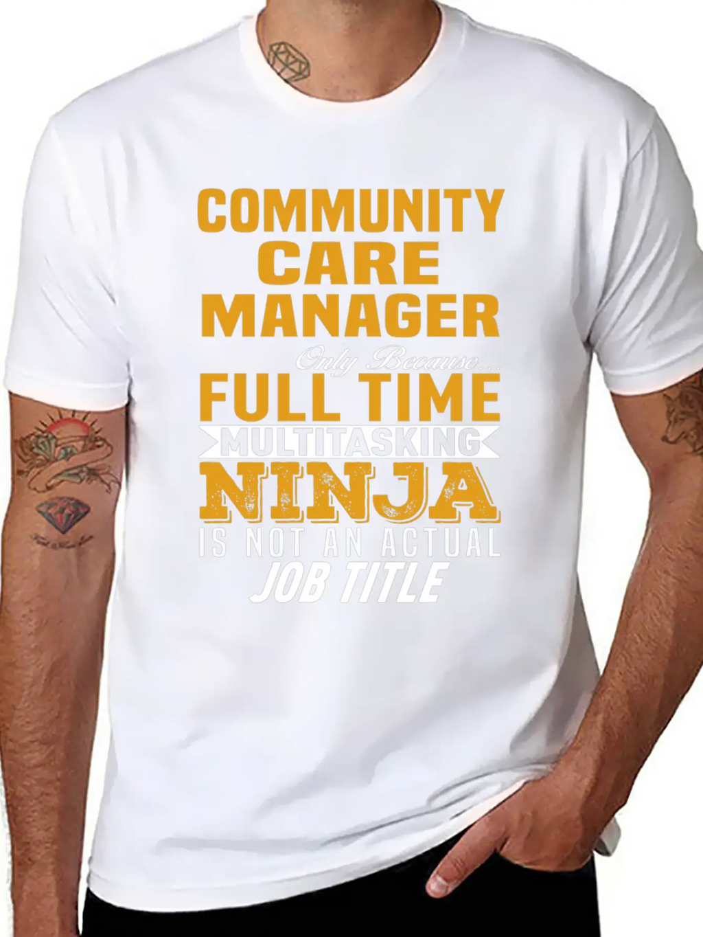 Community Care Manager Unisex Casual T-Shirt – Clean Design For Daily Comfort