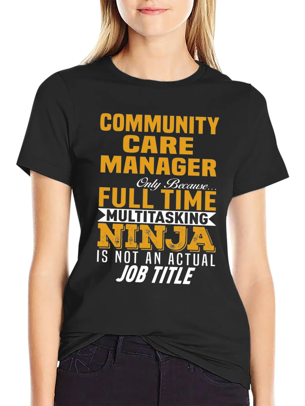 Community Care Manager Unisex Casual T-Shirt – Clean Design For Daily Comfort