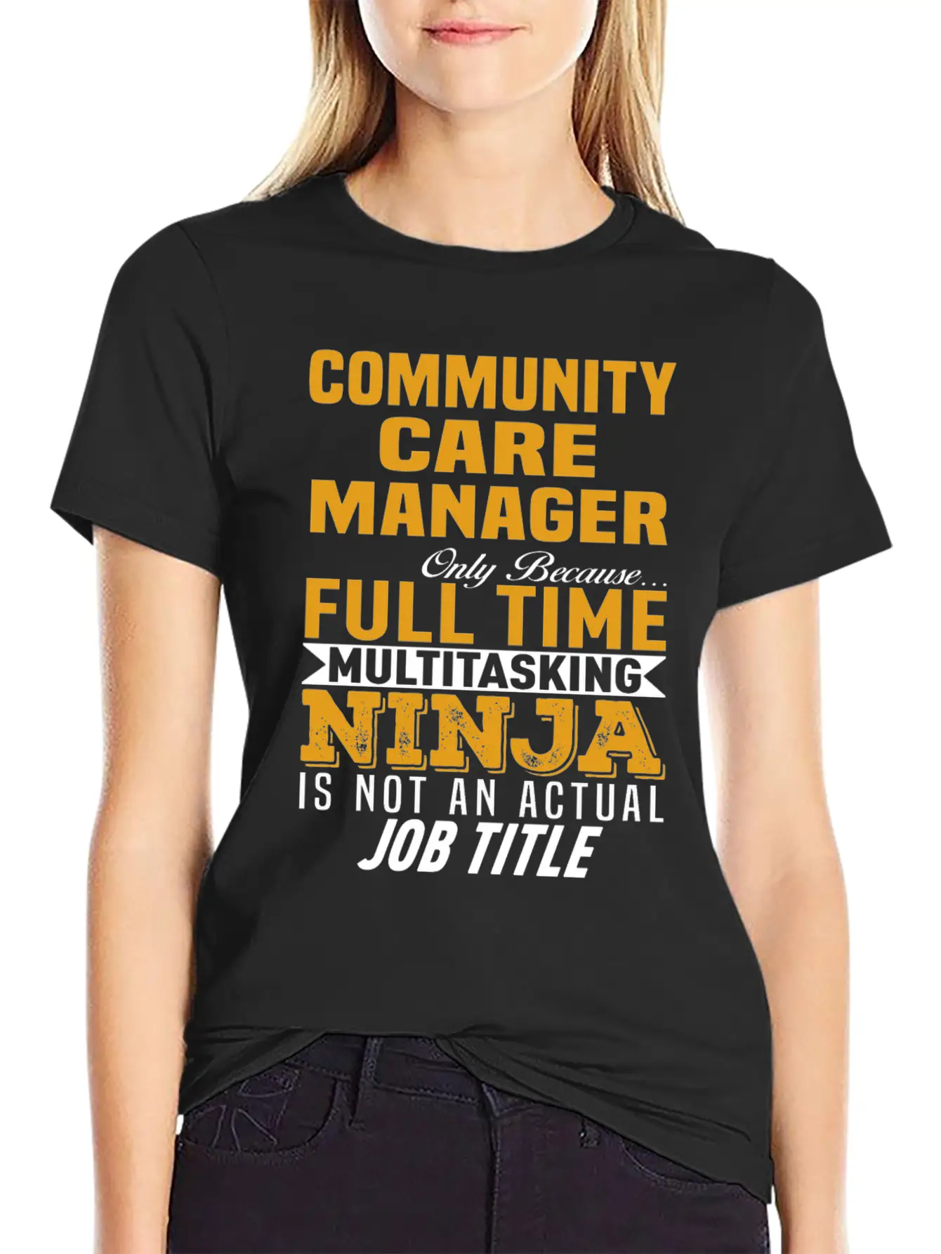 Community Care Manager Unisex Casual T-Shirt – Clean Design For Daily Comfort