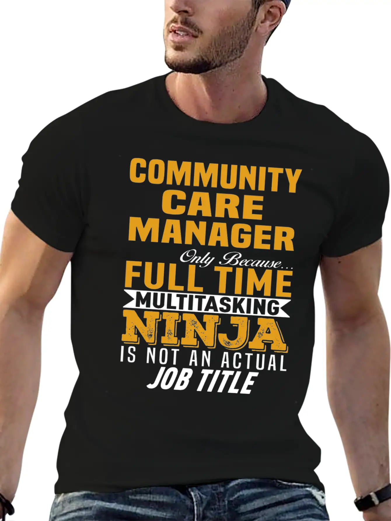 Community Care Manager Unisex Casual T-Shirt – Clean Design For Daily Comfort