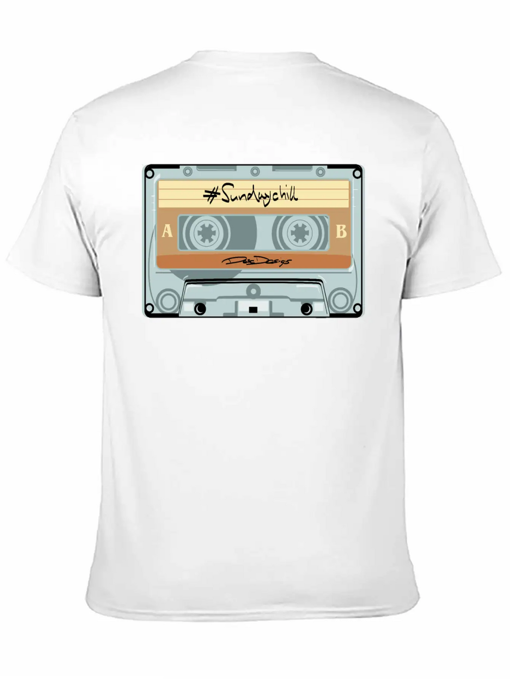 Compact Cassette, Cassette, Audio Cassette Sundayc Unisex Casual T-Shirt – Clean Design For Daily Comfort