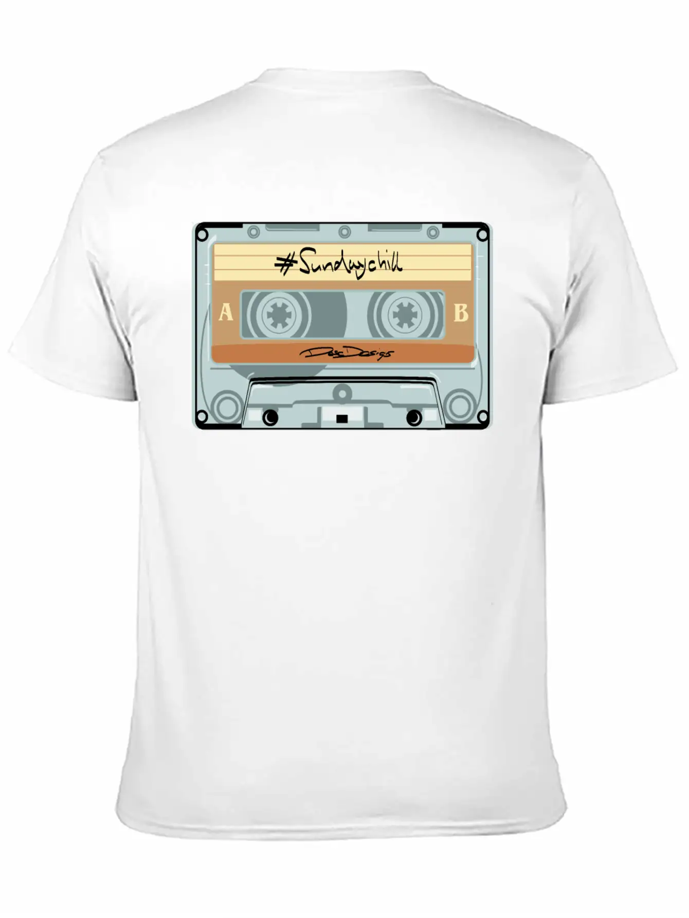 Compact Cassette, Cassette, Audio Cassette Sundayc Unisex Casual T-Shirt – Clean Design For Daily Comfort