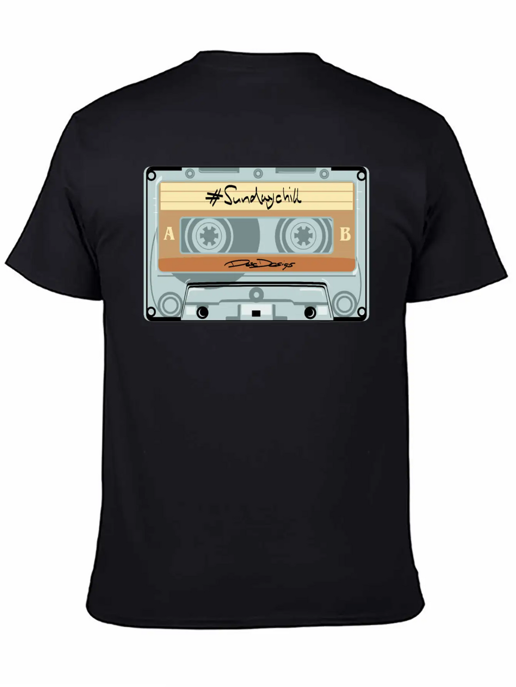 Compact Cassette, Cassette, Audio Cassette Sundayc Unisex Casual T-Shirt – Clean Design For Daily Comfort