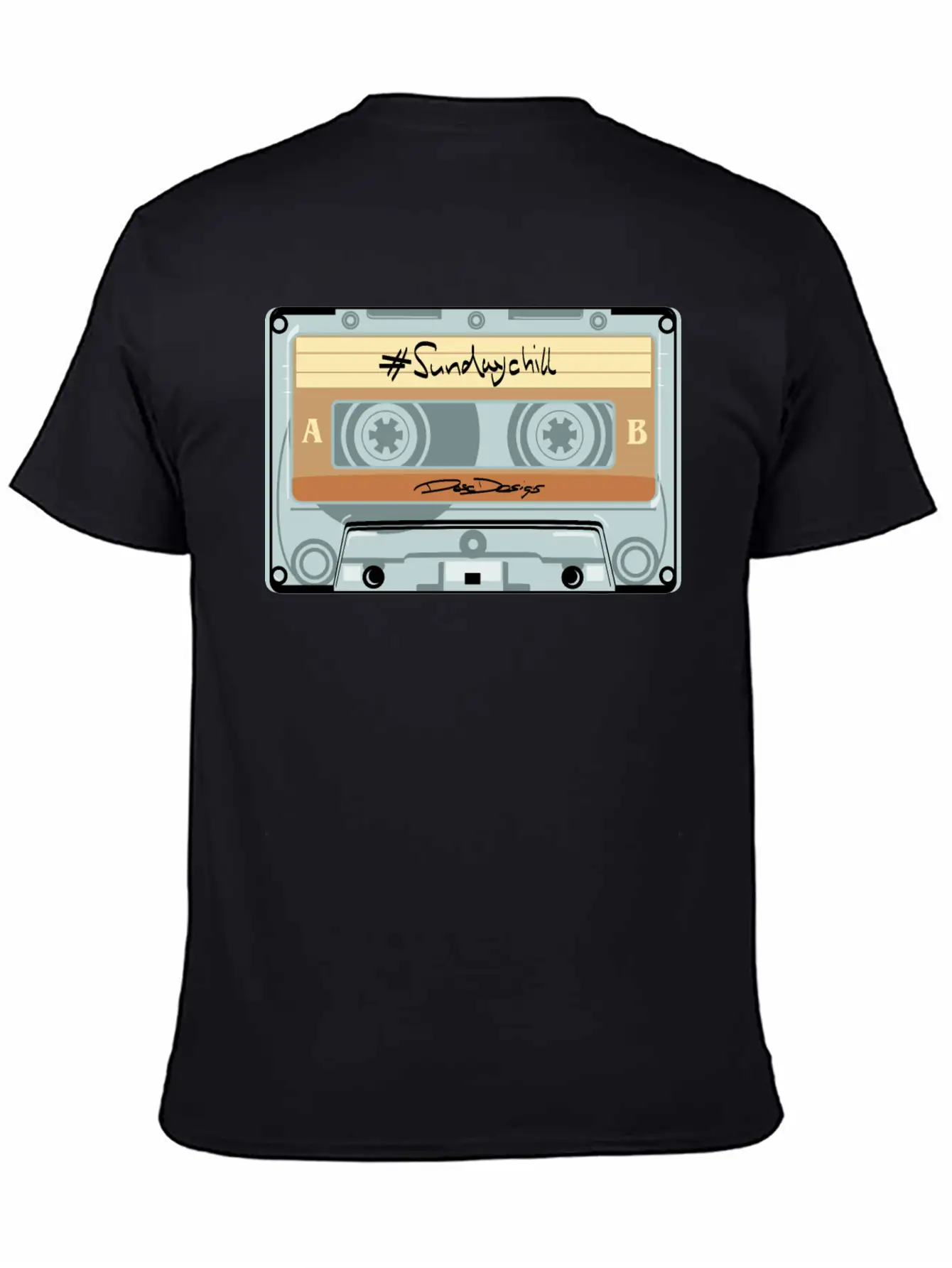 Compact Cassette, Cassette, Audio Cassette Sundayc Unisex Casual T-Shirt – Clean Design For Daily Comfort