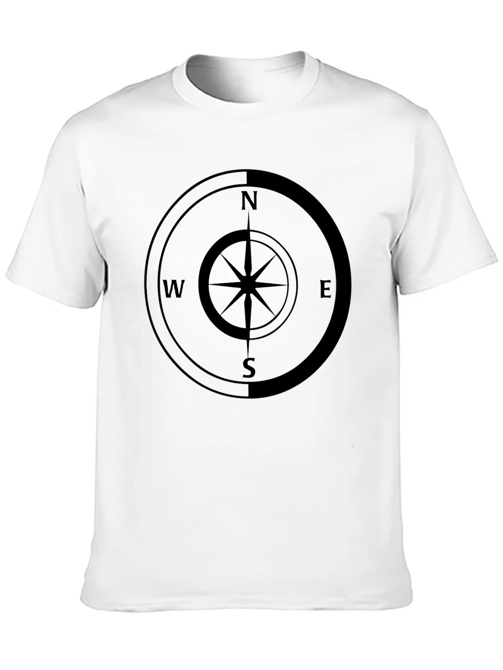 Compass Breathable Graphic T-Shirt – Perfect For Casual Days