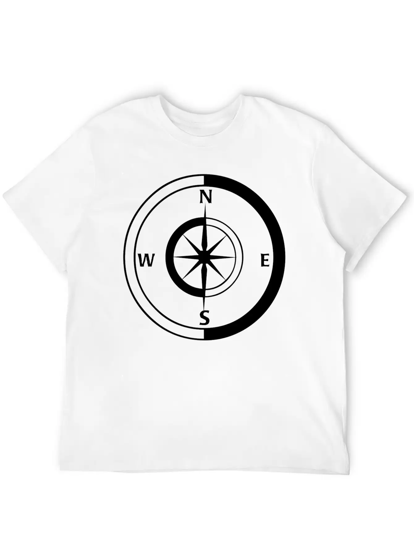 Compass Breathable Graphic T-Shirt – Perfect For Casual Days