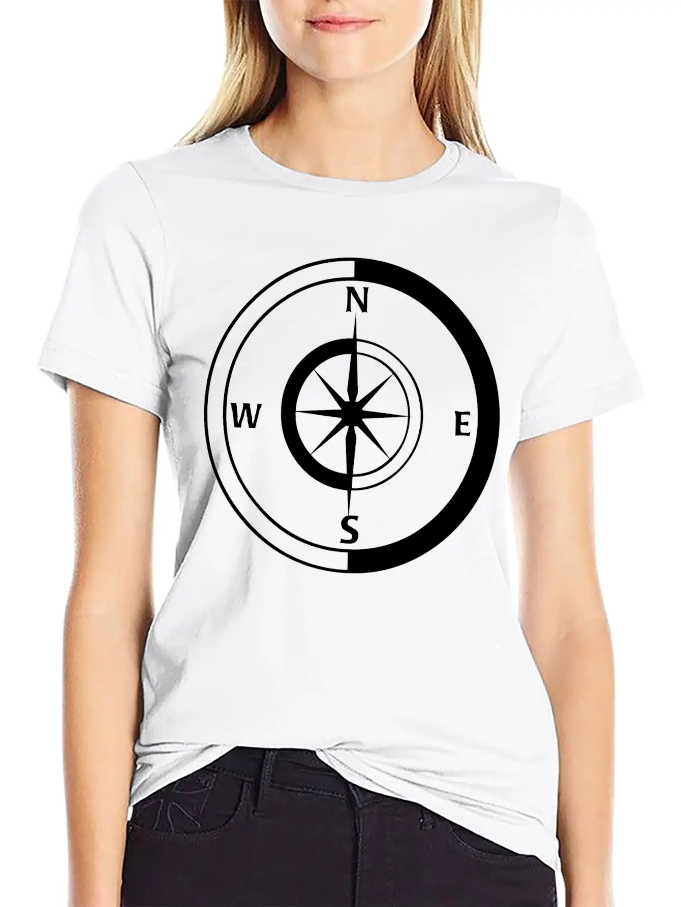 Compass Breathable Graphic T-Shirt – Perfect For Casual Days