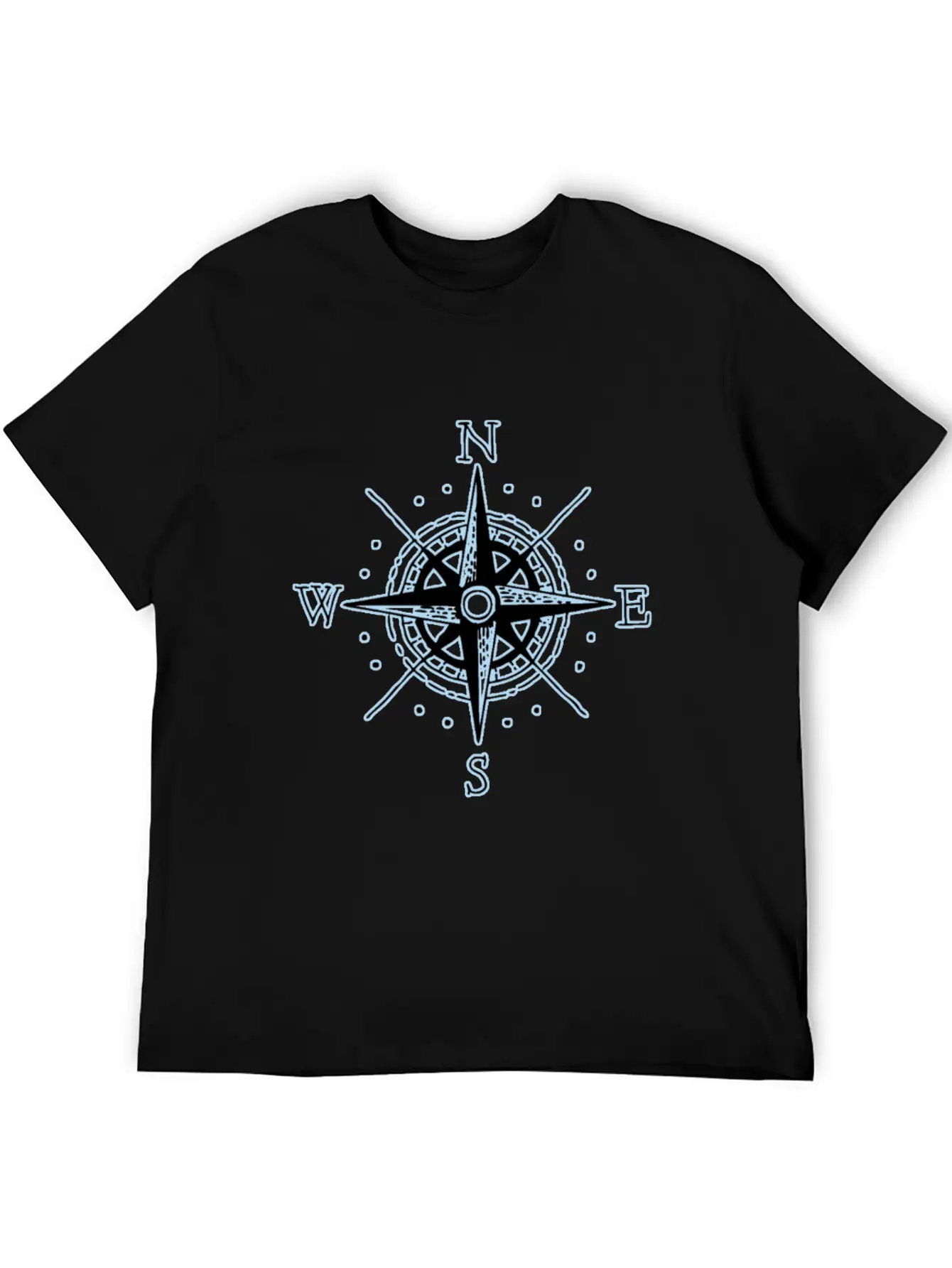 Compass Colletions Breathable Soft Cotton T-Shirt – Timeless Casual Look
