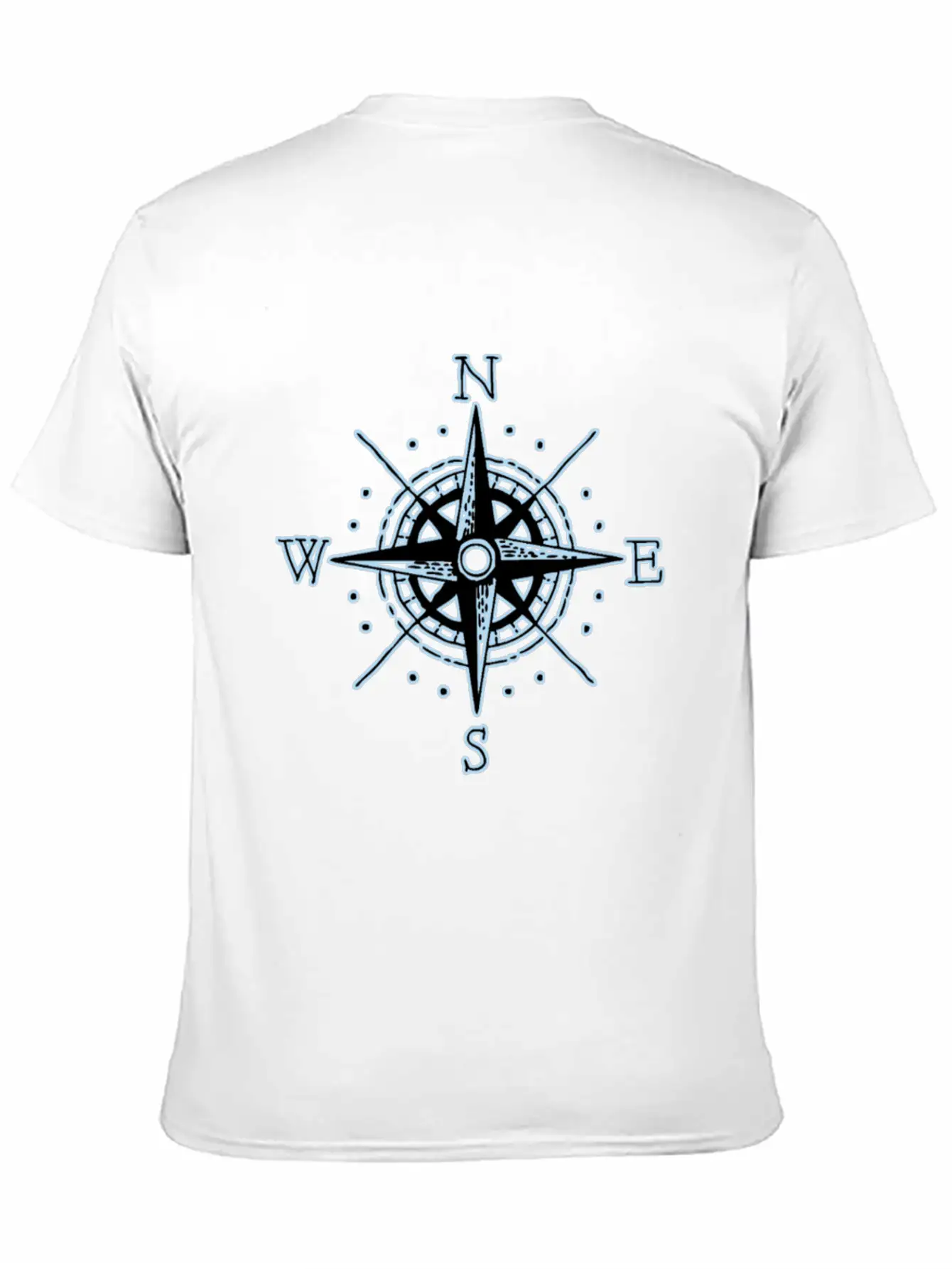 Compass Colletions Breathable Soft Cotton T-Shirt – Timeless Casual Look