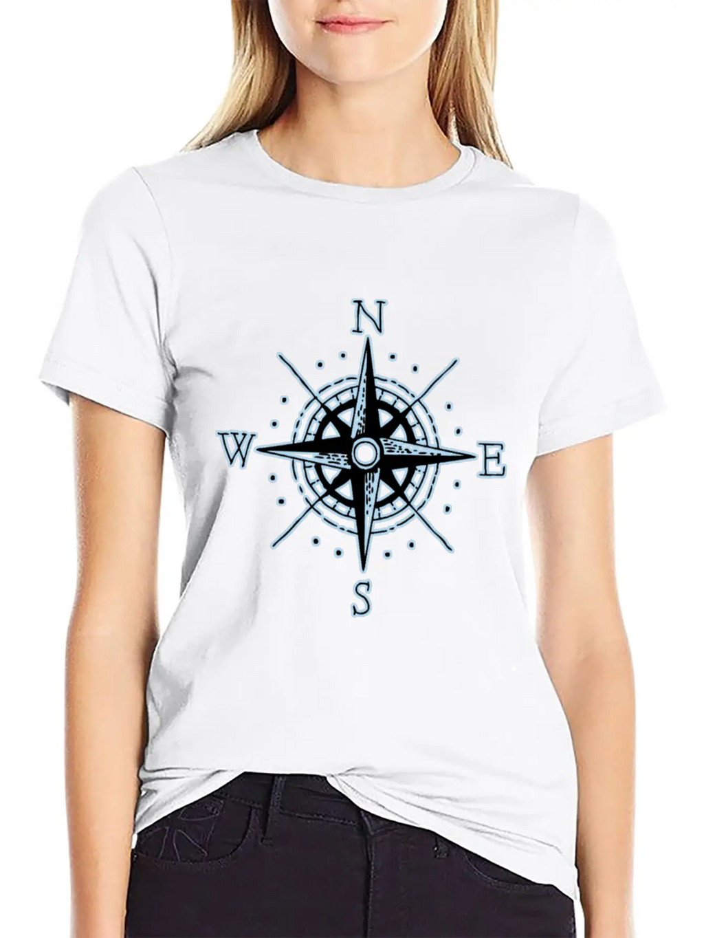 Compass Colletions Breathable Soft Cotton T-Shirt – Timeless Casual Look