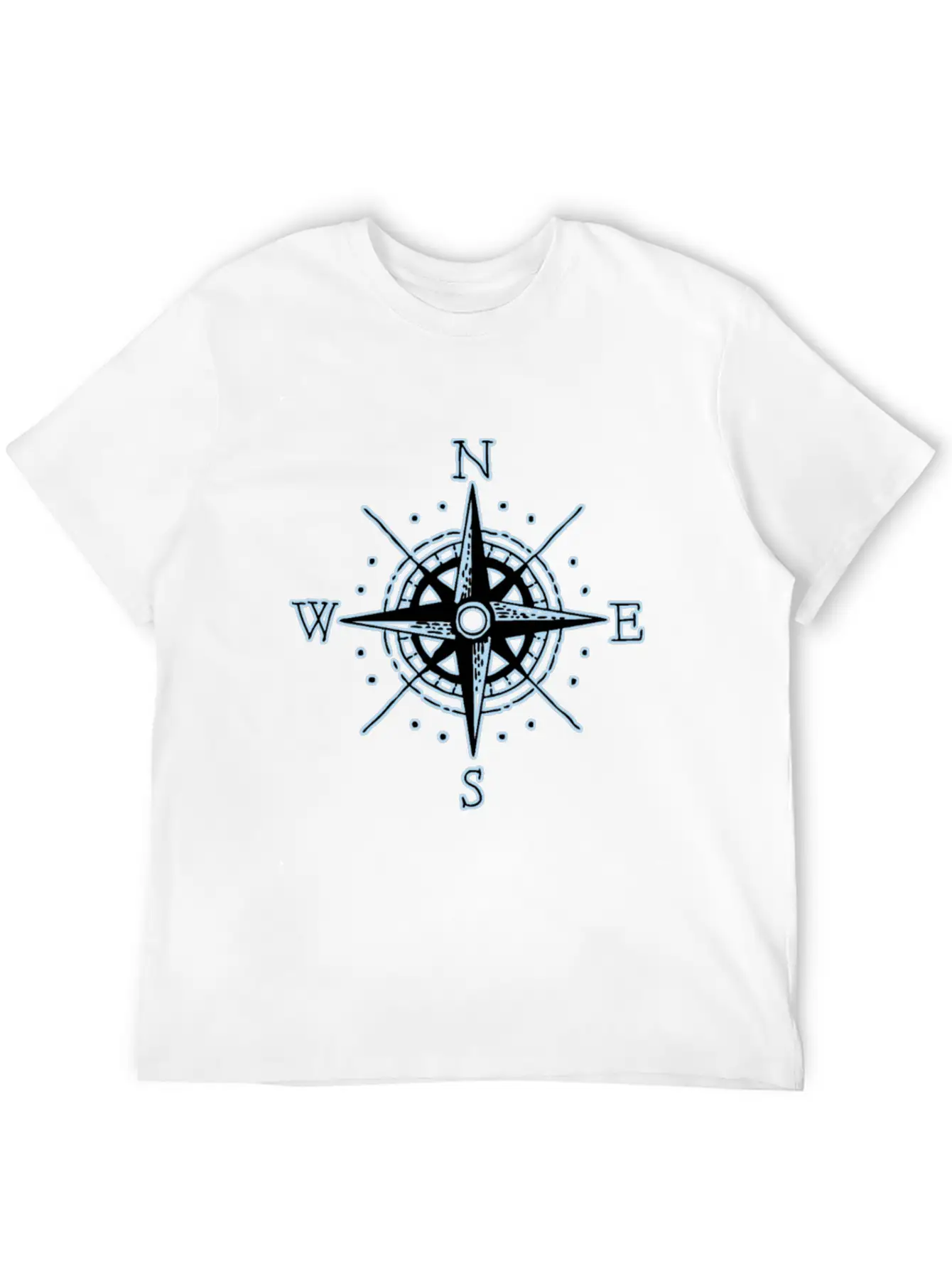 Compass Colletions Breathable Soft Cotton T-Shirt – Timeless Casual Look