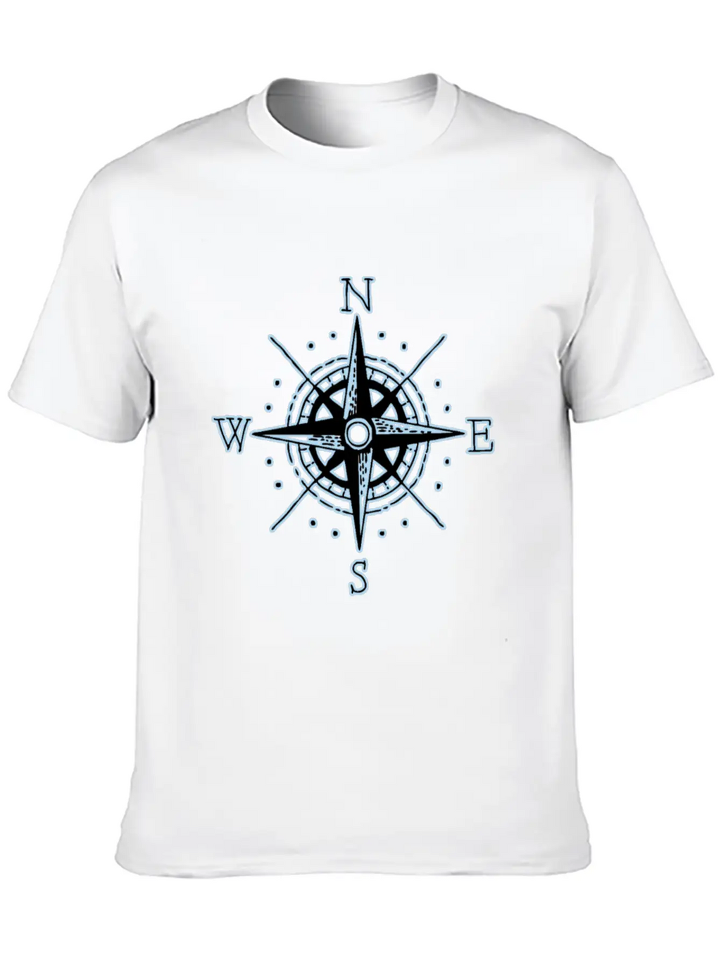 Compass Colletions Breathable Soft Cotton T-Shirt – Timeless Casual Look