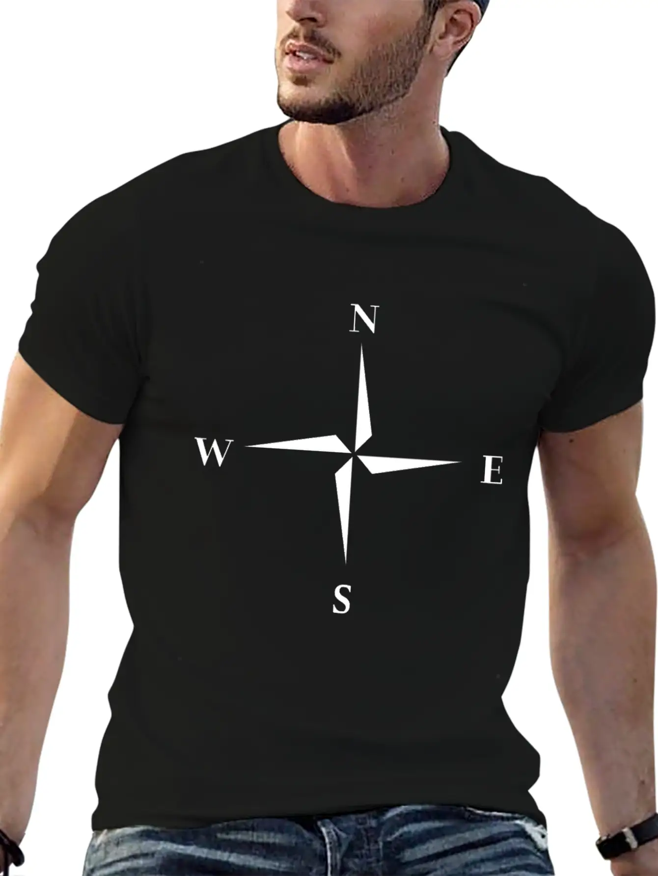 Compass Maritime Compassrose Classic Cotton Tee – Unisex Comfort For Any Season