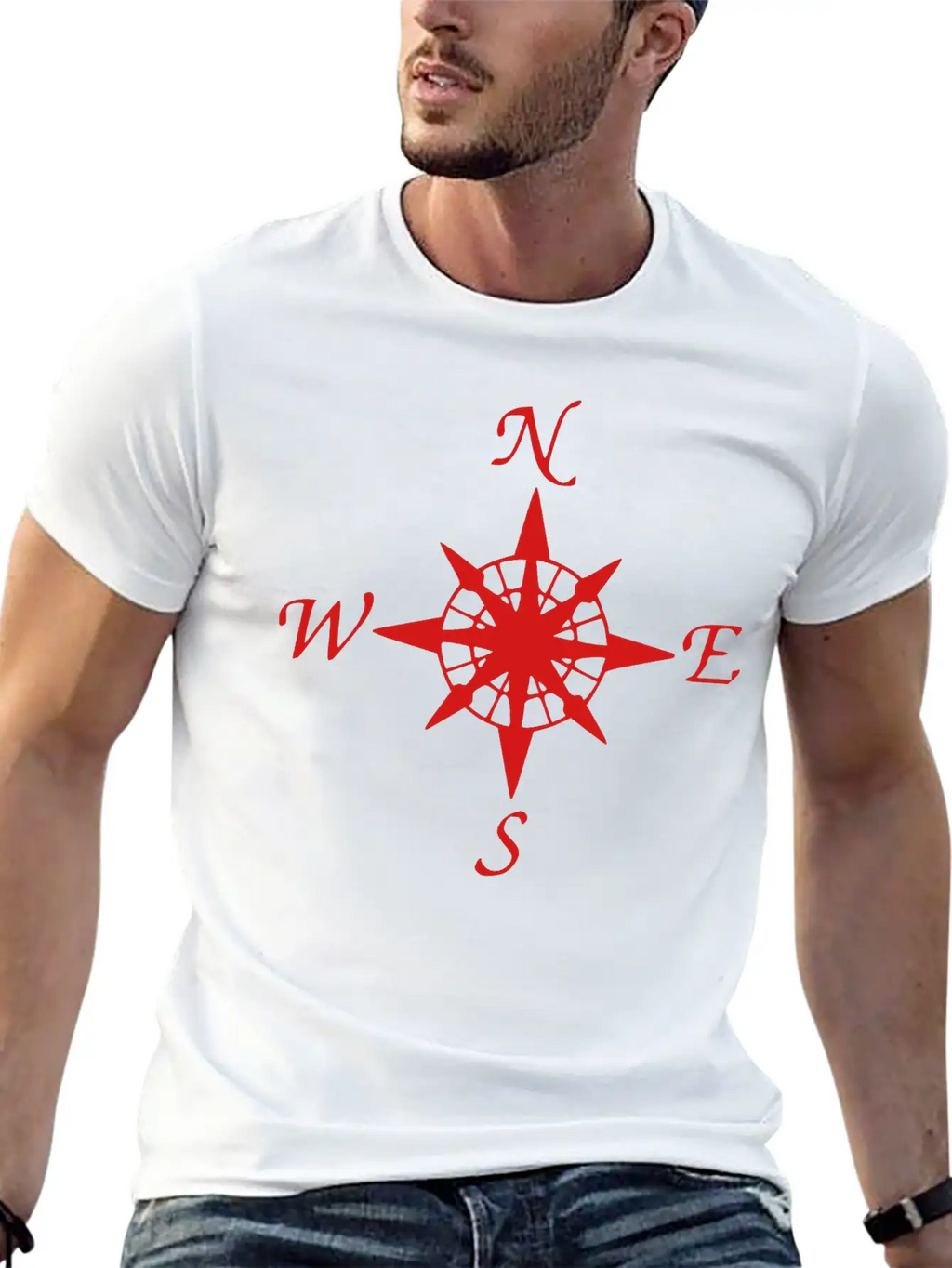 Compass Relaxed Everyday Tee – Lightweight And Durable Cotton
