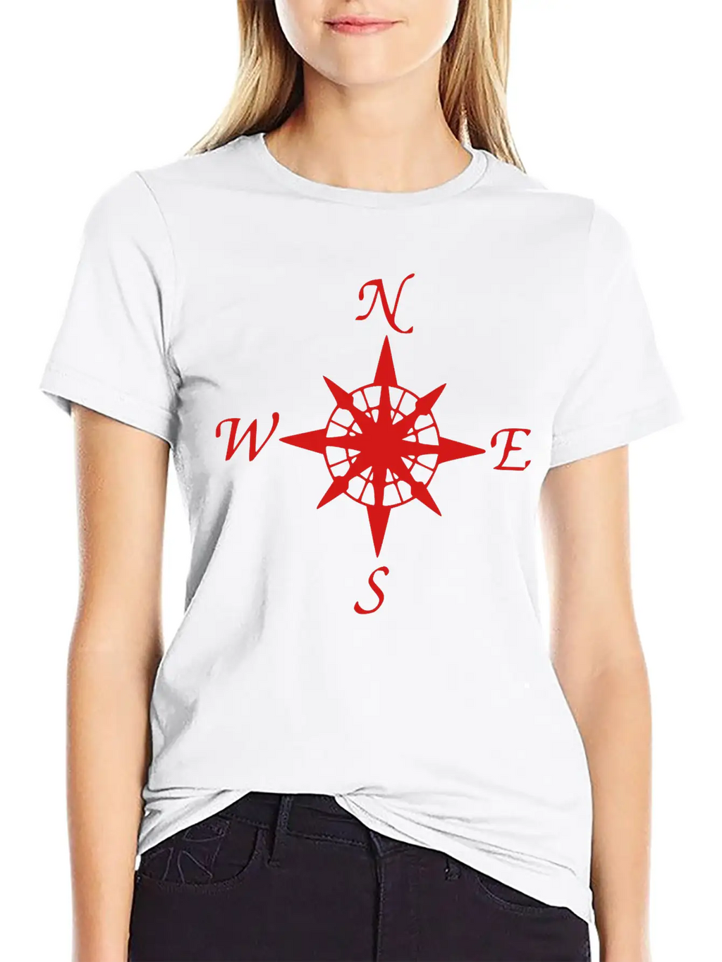 Compass Relaxed Everyday Tee – Lightweight And Durable Cotton