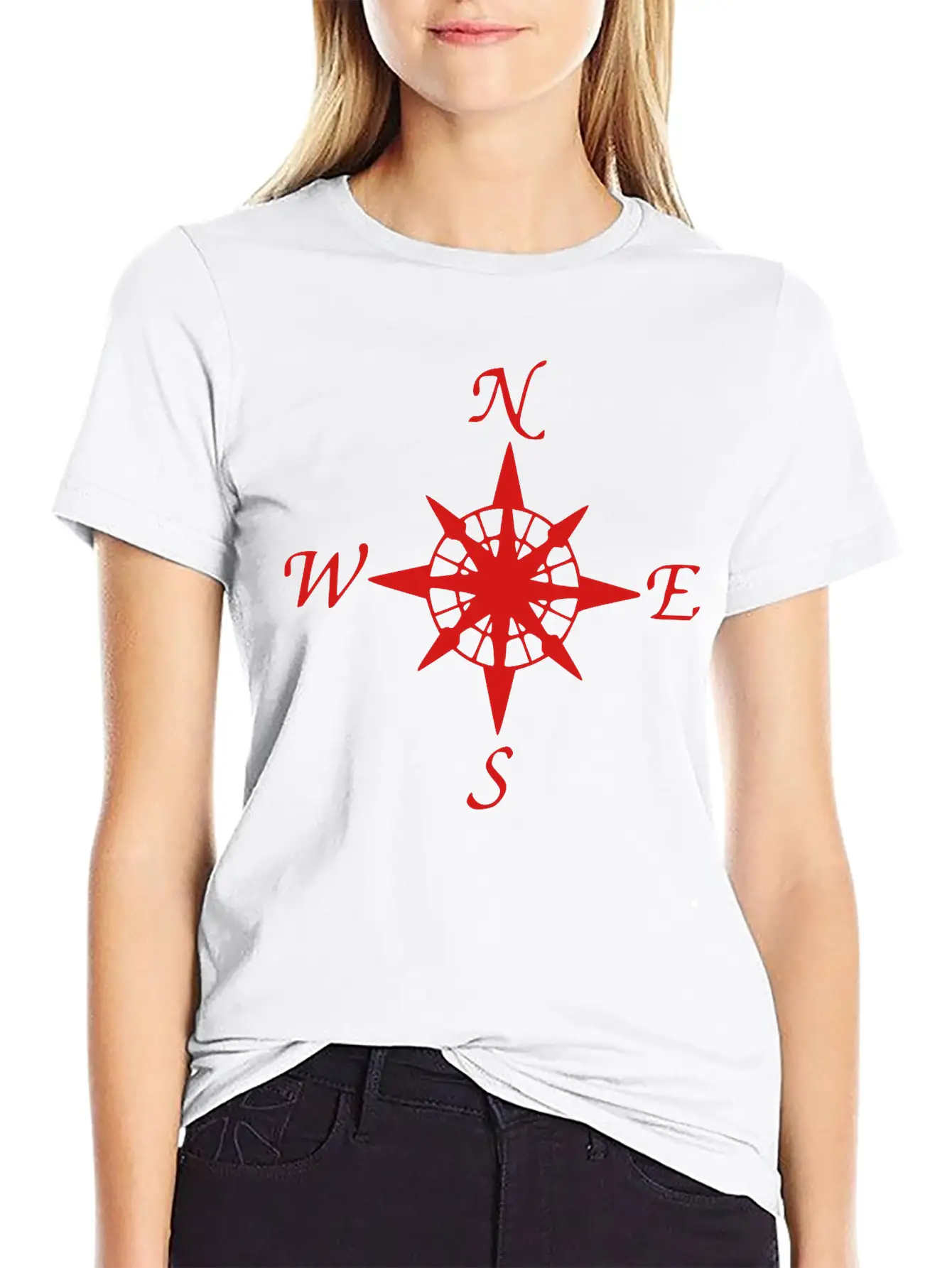 Compass Relaxed Everyday Tee – Lightweight And Durable Cotton